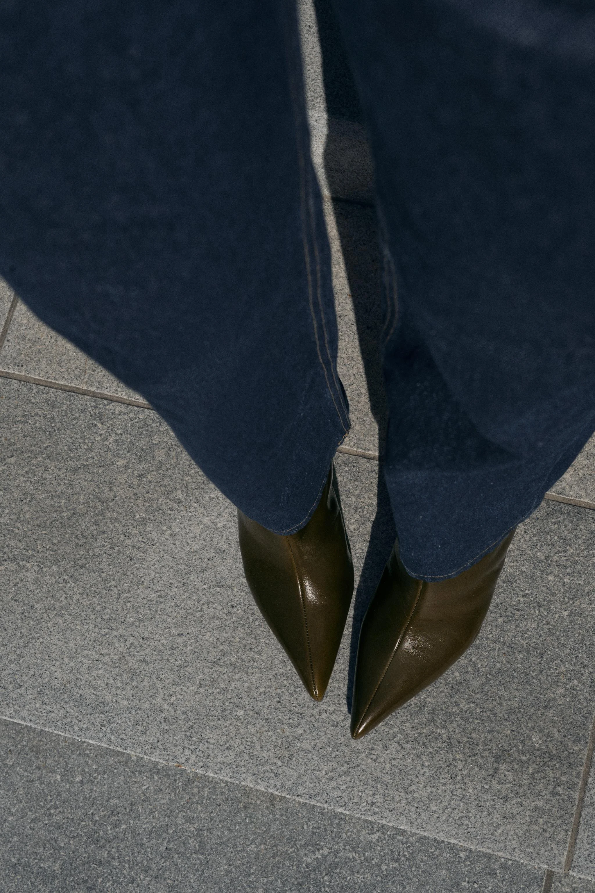 بوت های چرمی پاشنه دار