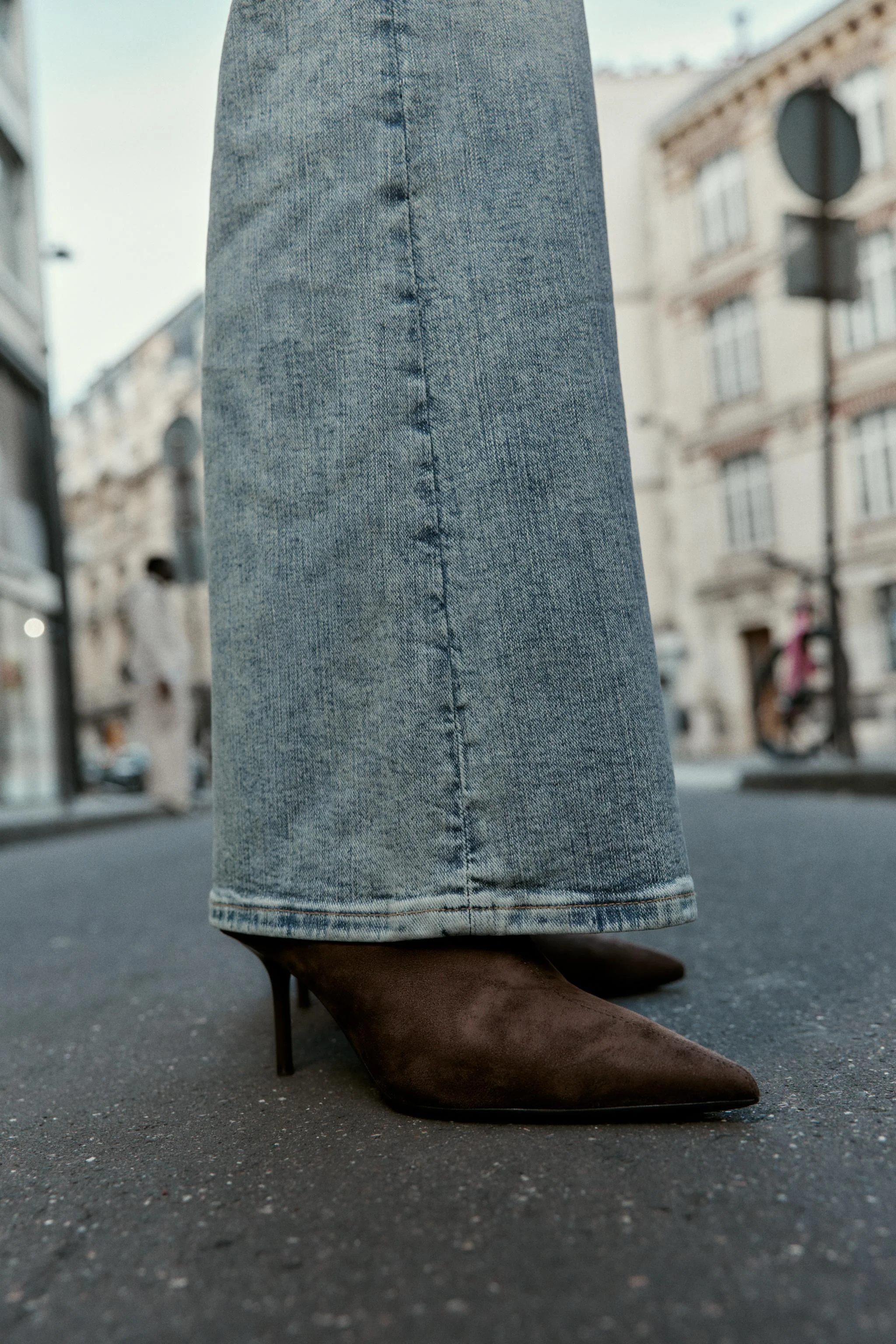 بوت های پاشنه بلند سوزنی نرم تا مچ پا