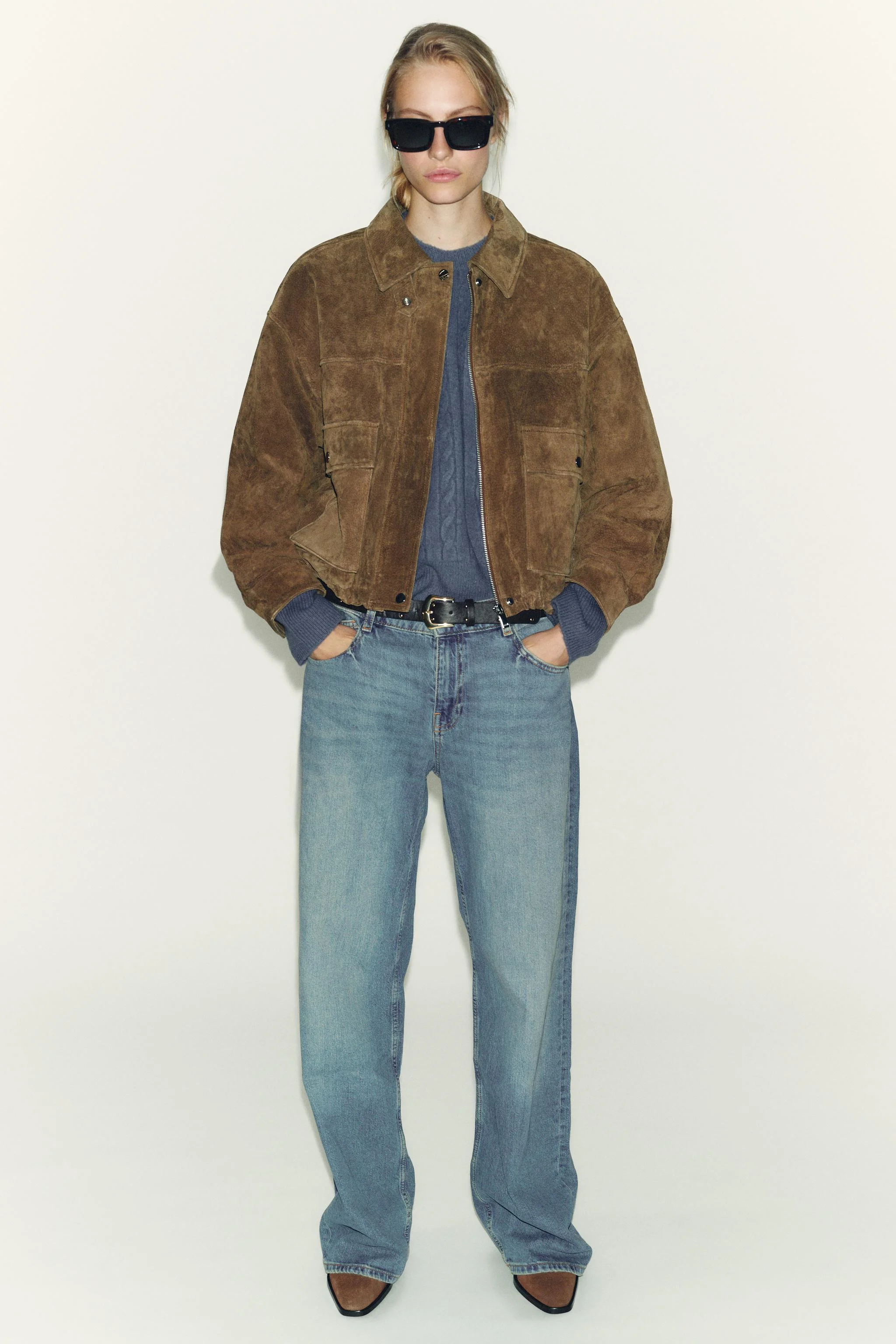 نیم بوت پاشنه دار از جنس سوئیت