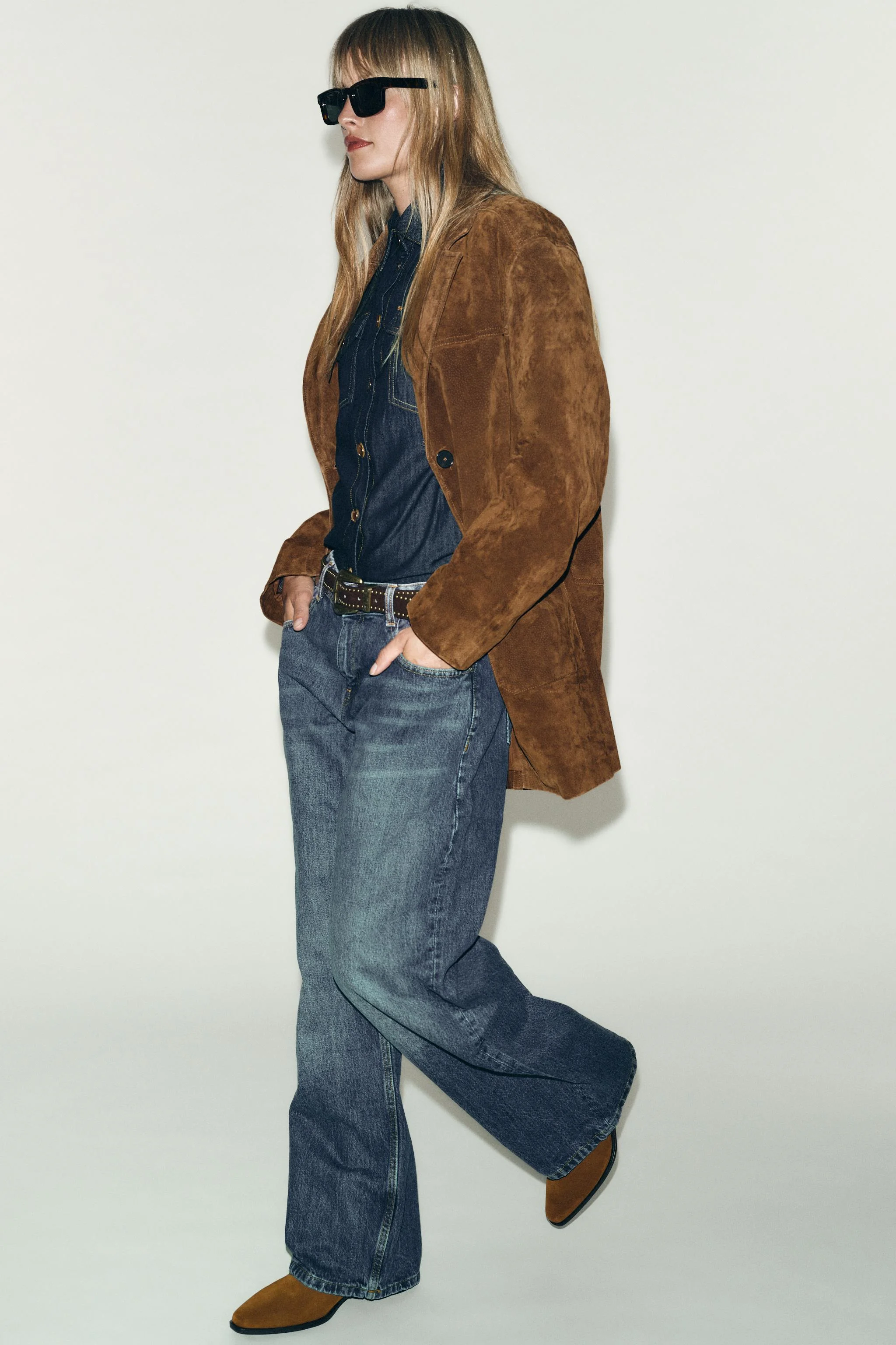 نیم بوت چلسی از جنس جیر