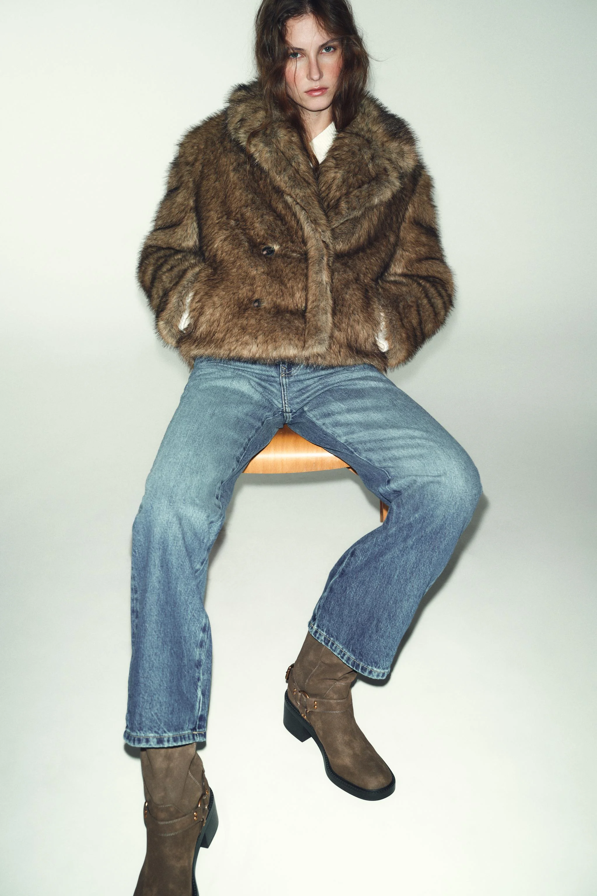 بوت های ساق دار پاشنه دار طرح موتورسواری