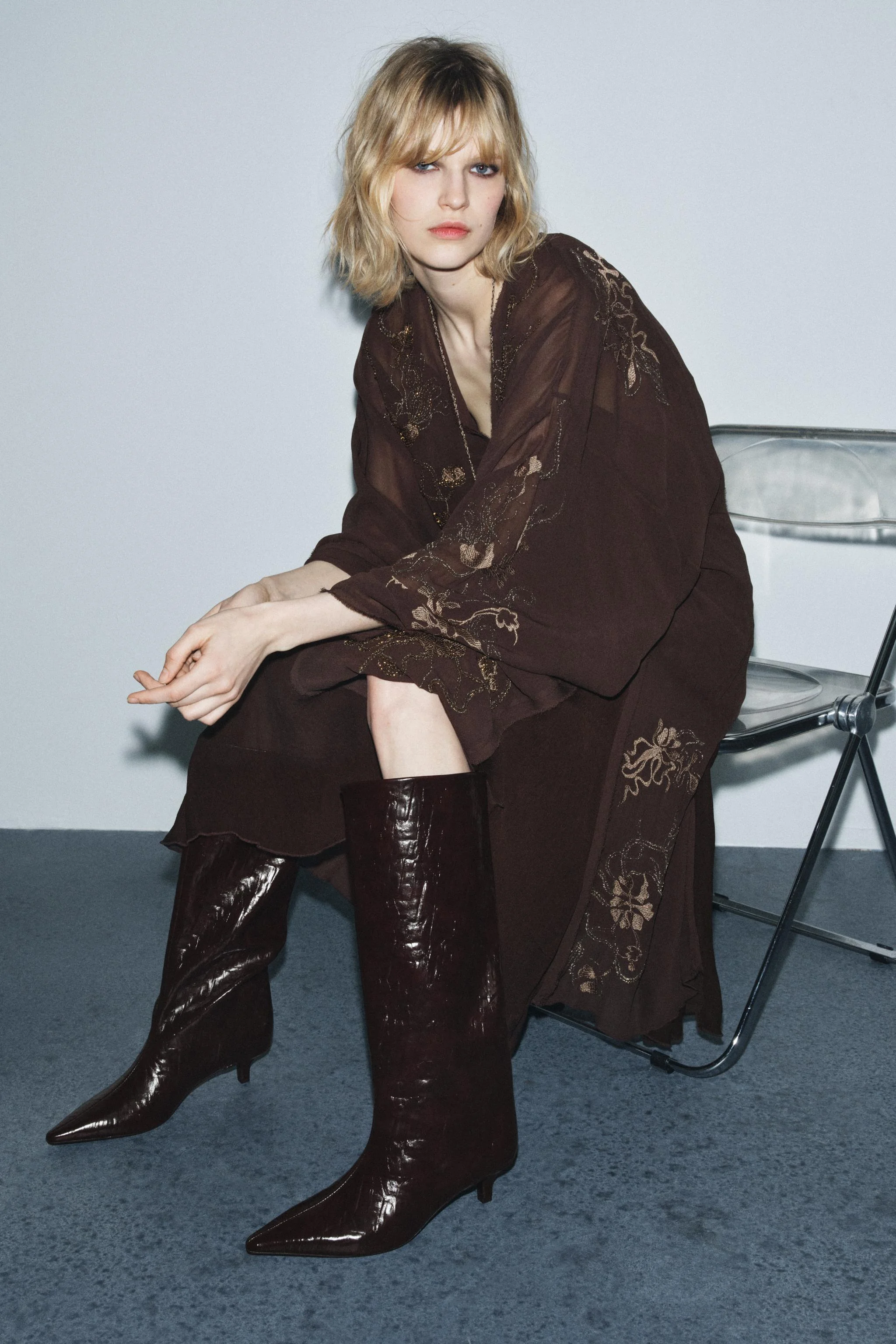 بوت پاشنه بچه گربه ای