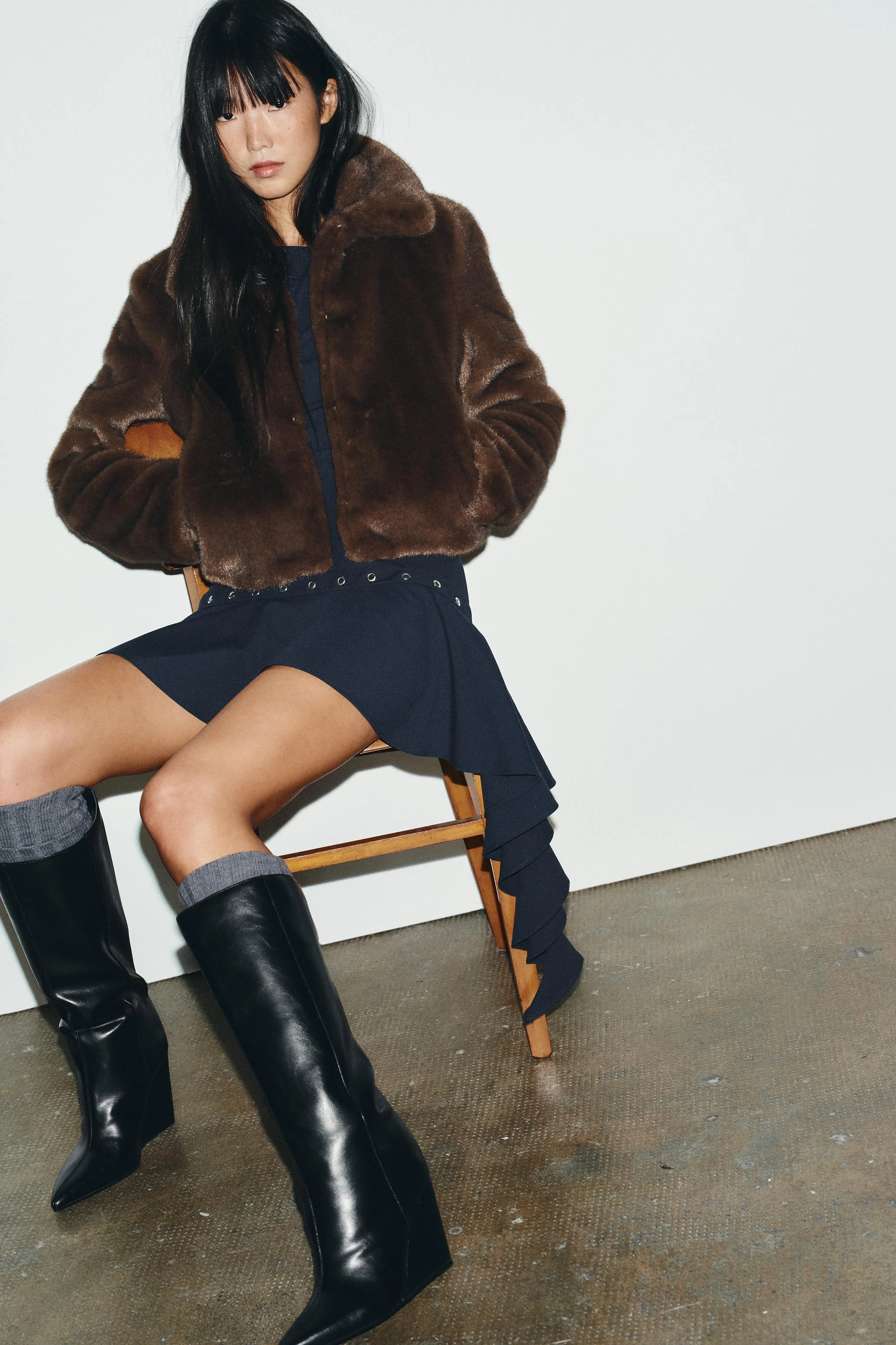 بوت پاشنه یکسره