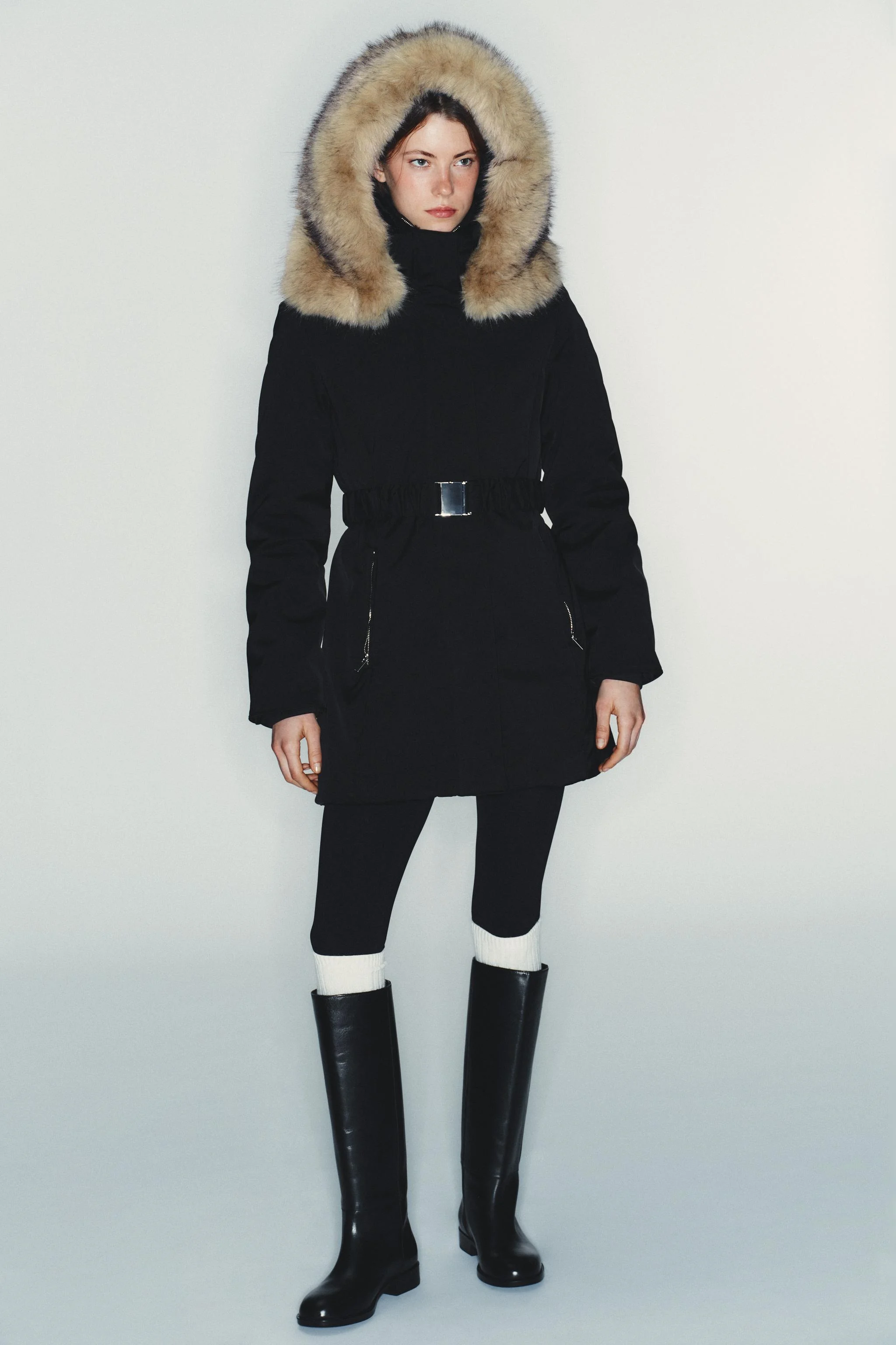 چکمه چرمی تخت