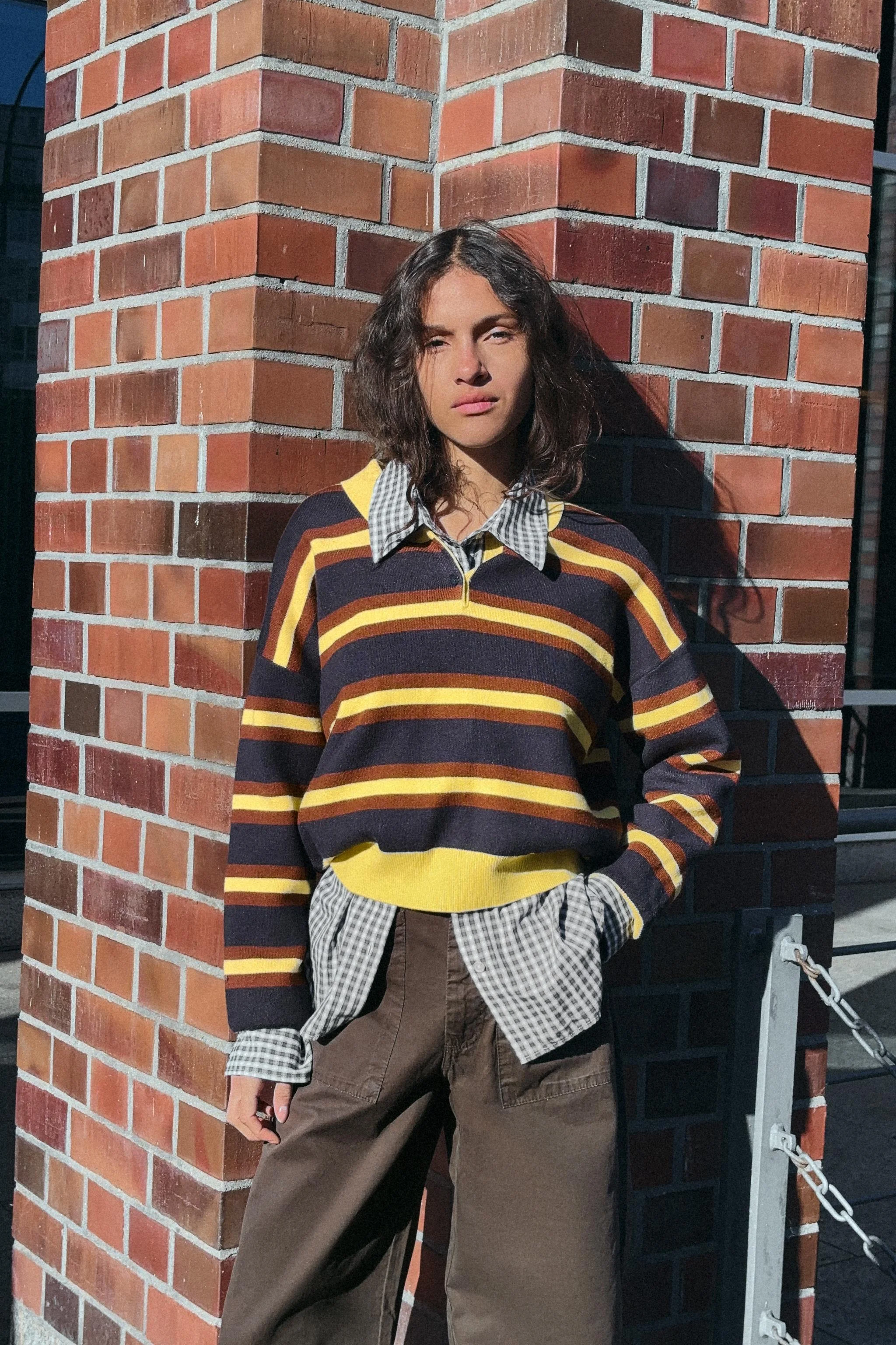 پولوشرت بافتنی راه راه