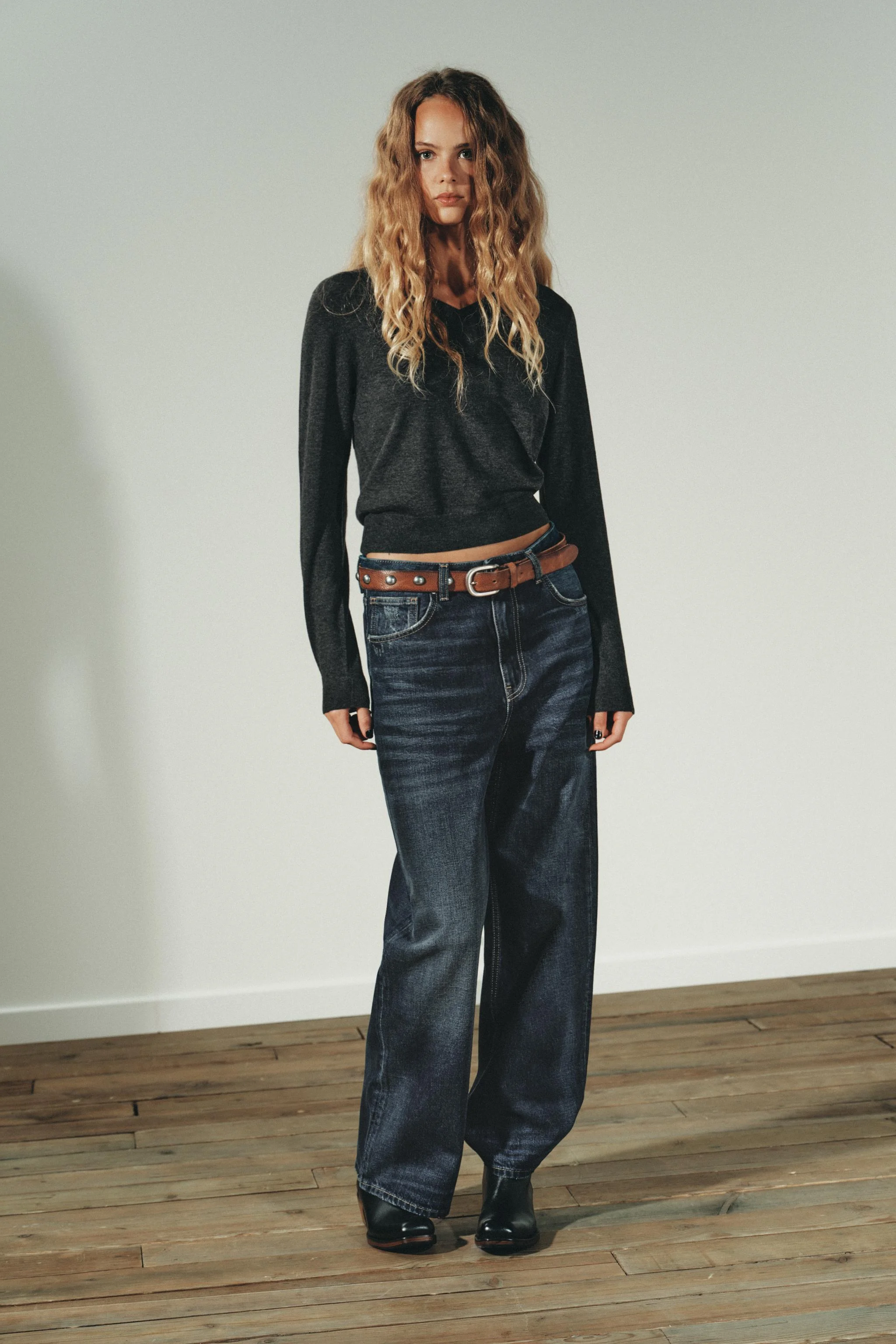 پلیور بافتنی یقه هفت پشمی