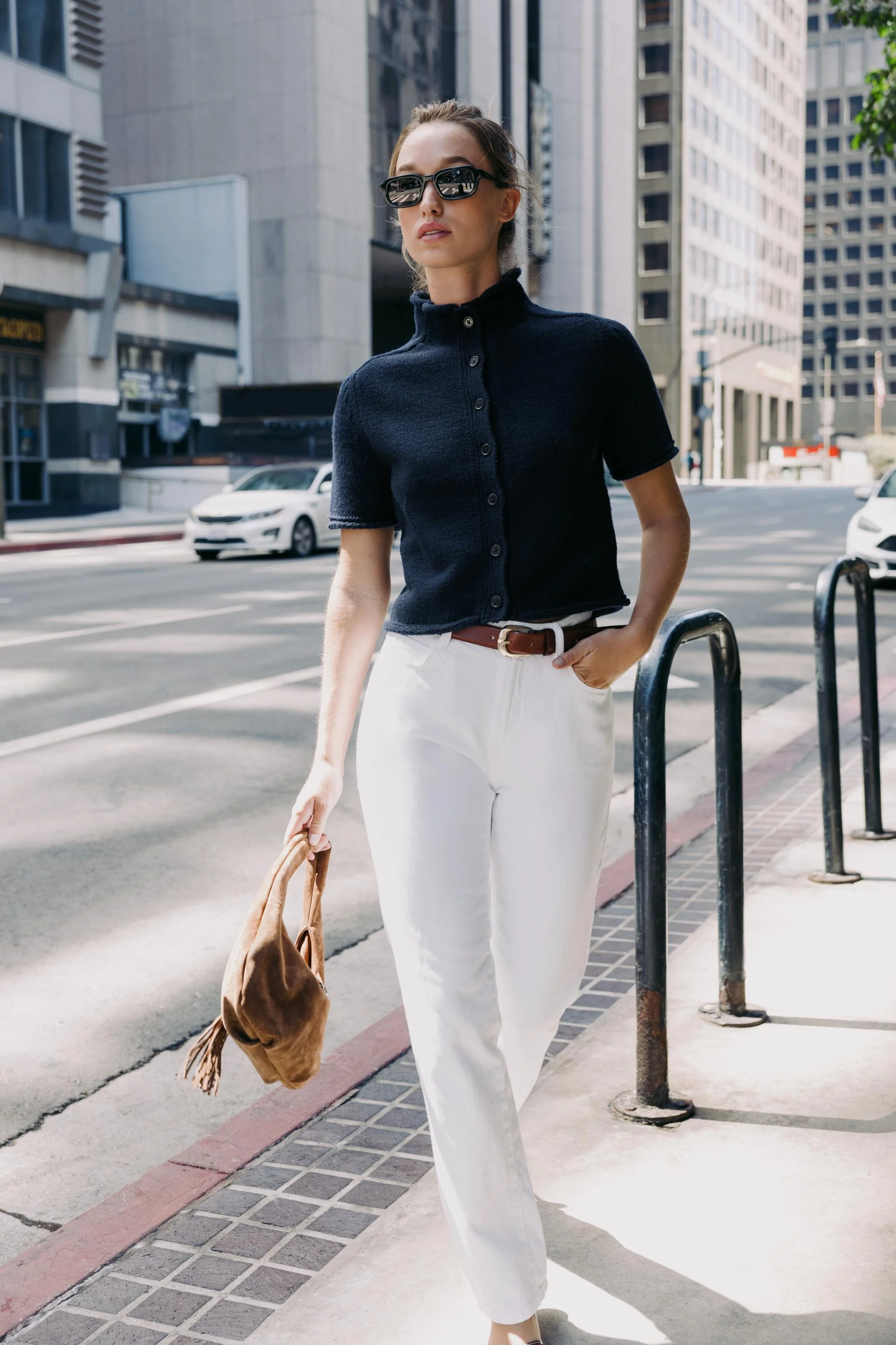 ژاکت کشباف آستین کوتاه