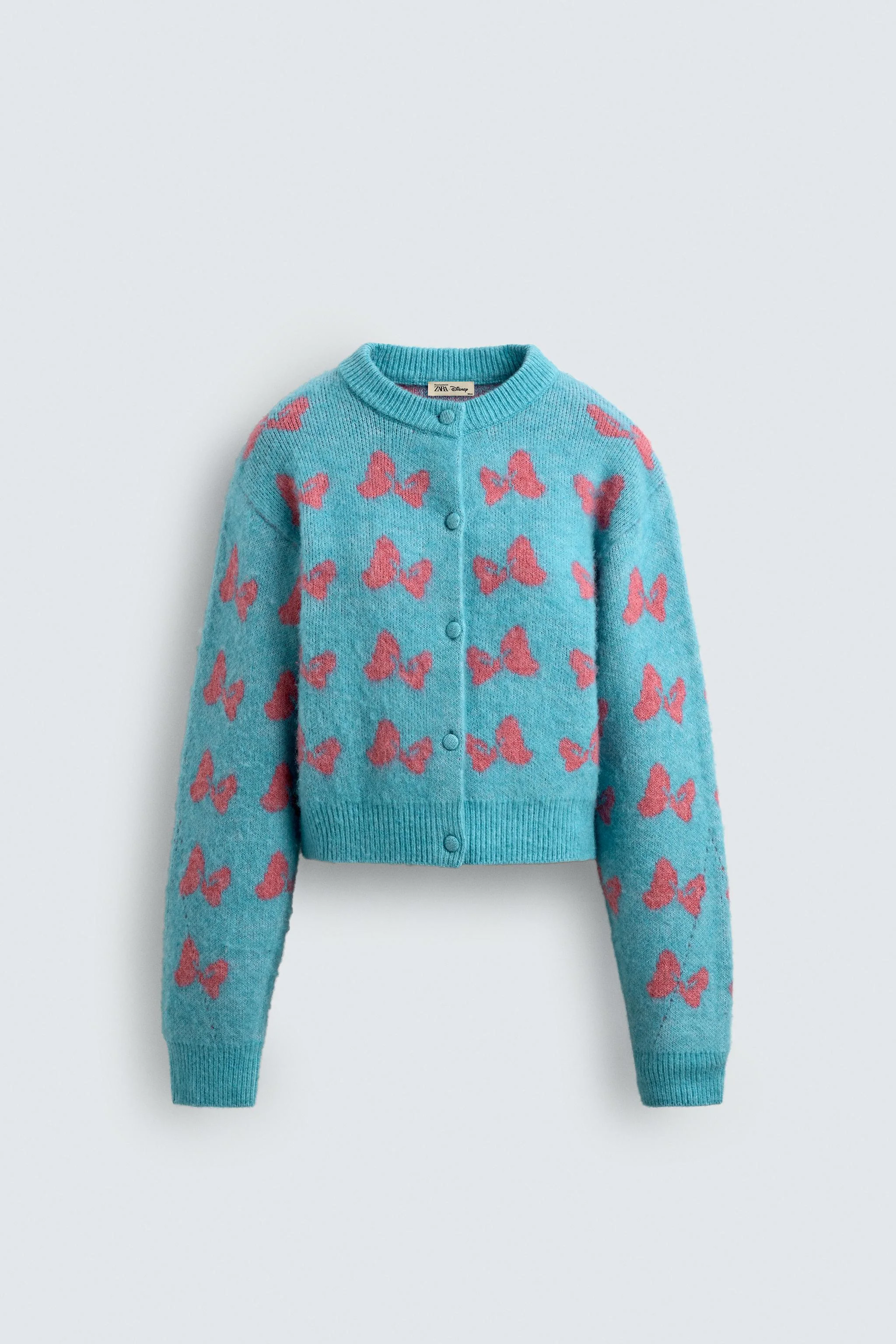 ژاکت بافتنی پاپیونی طرح دار هری لمبرت برای زارا ایکس دیزنی