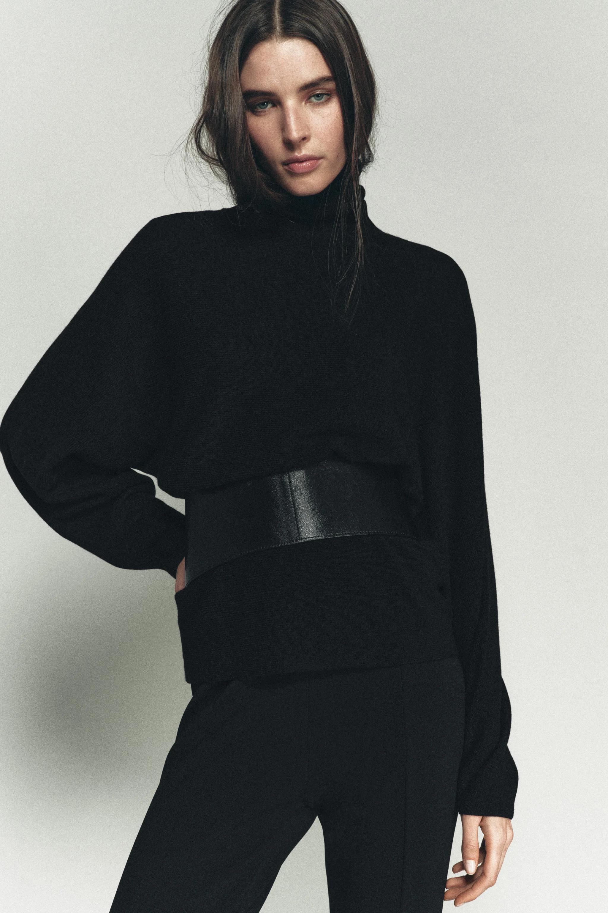 پلیور بافتنی آستین خفاشی