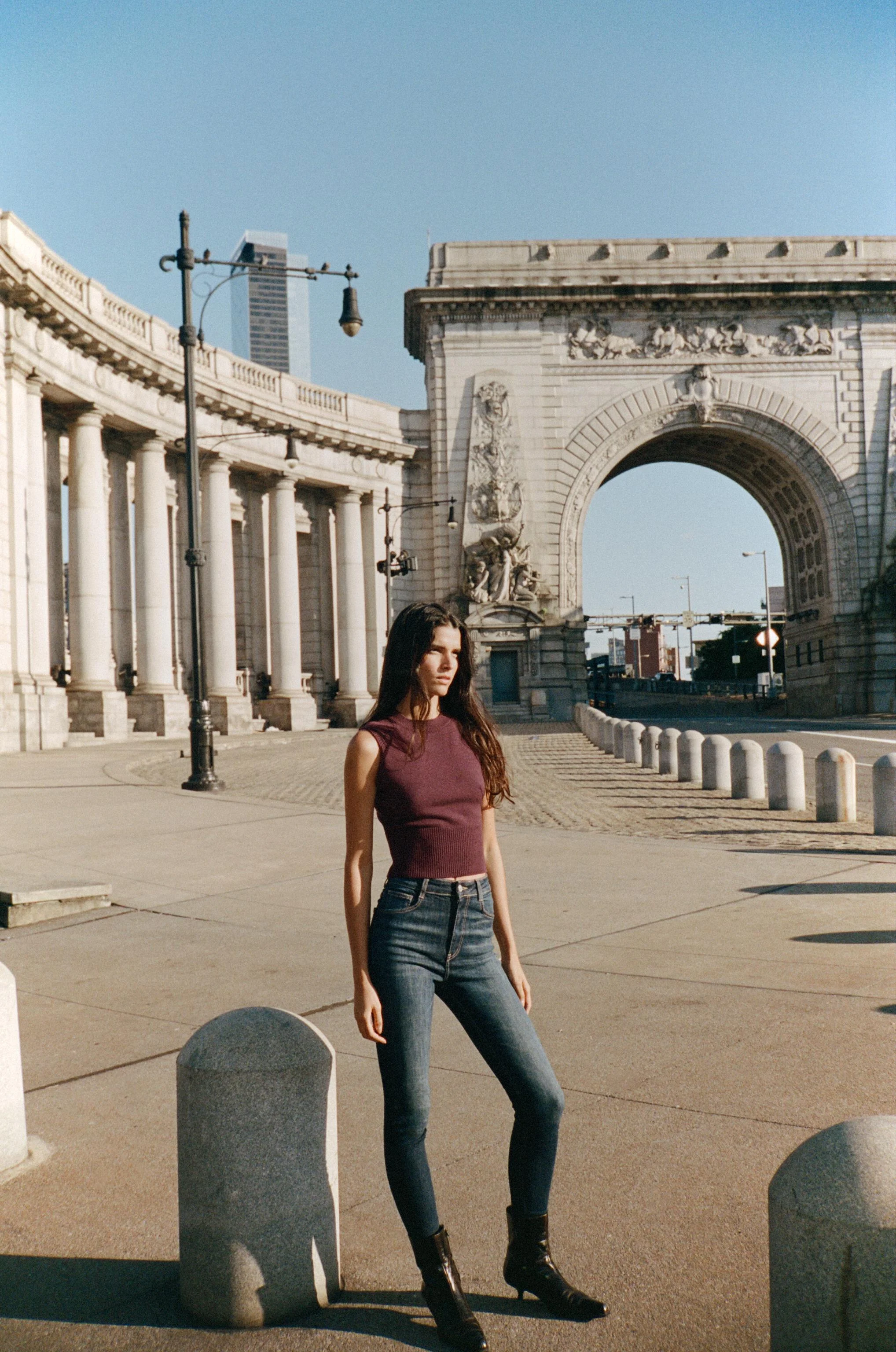 تاپ بافتنی بدون آستین