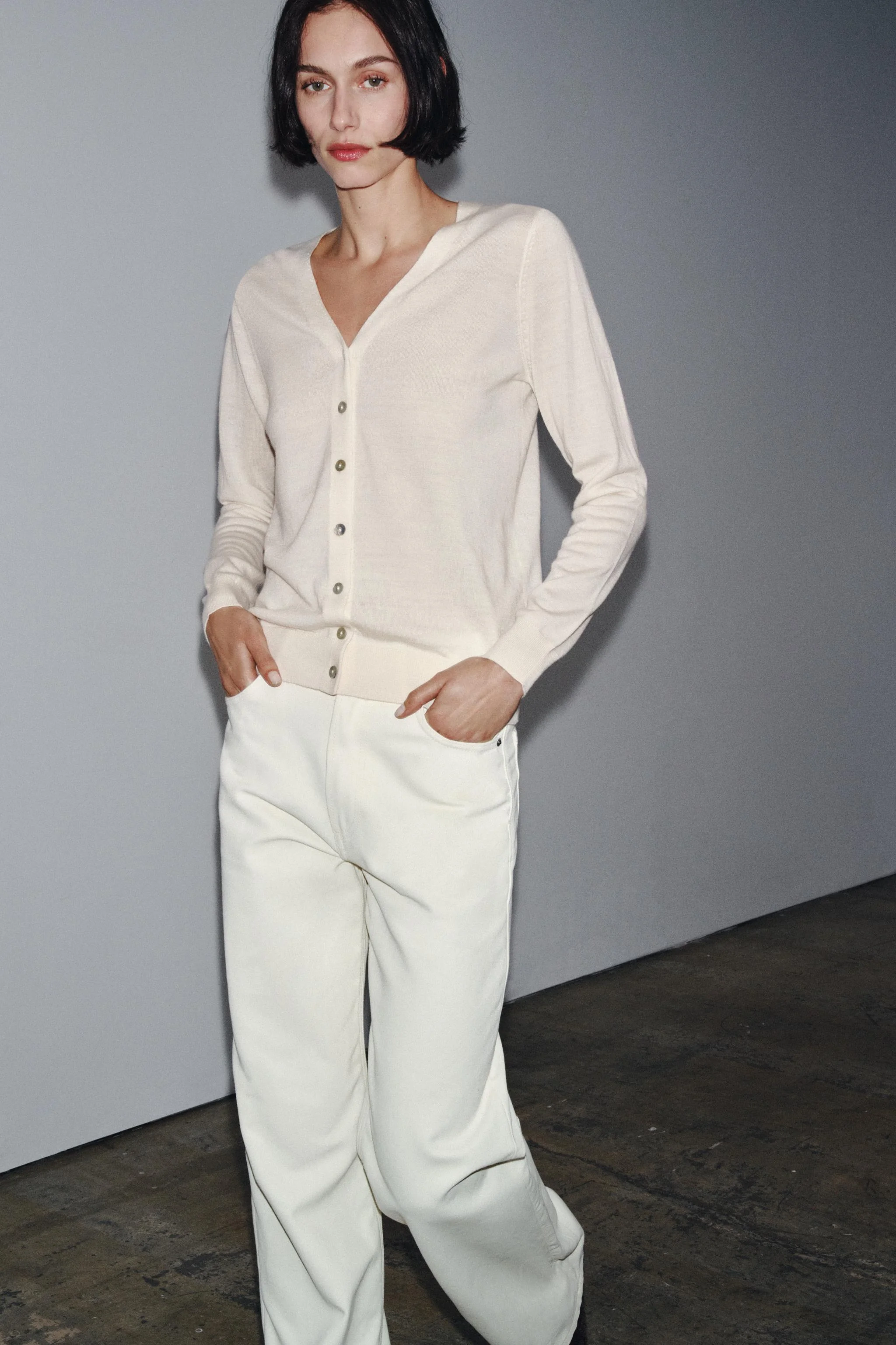 ژاکت یقه هفت پشمی