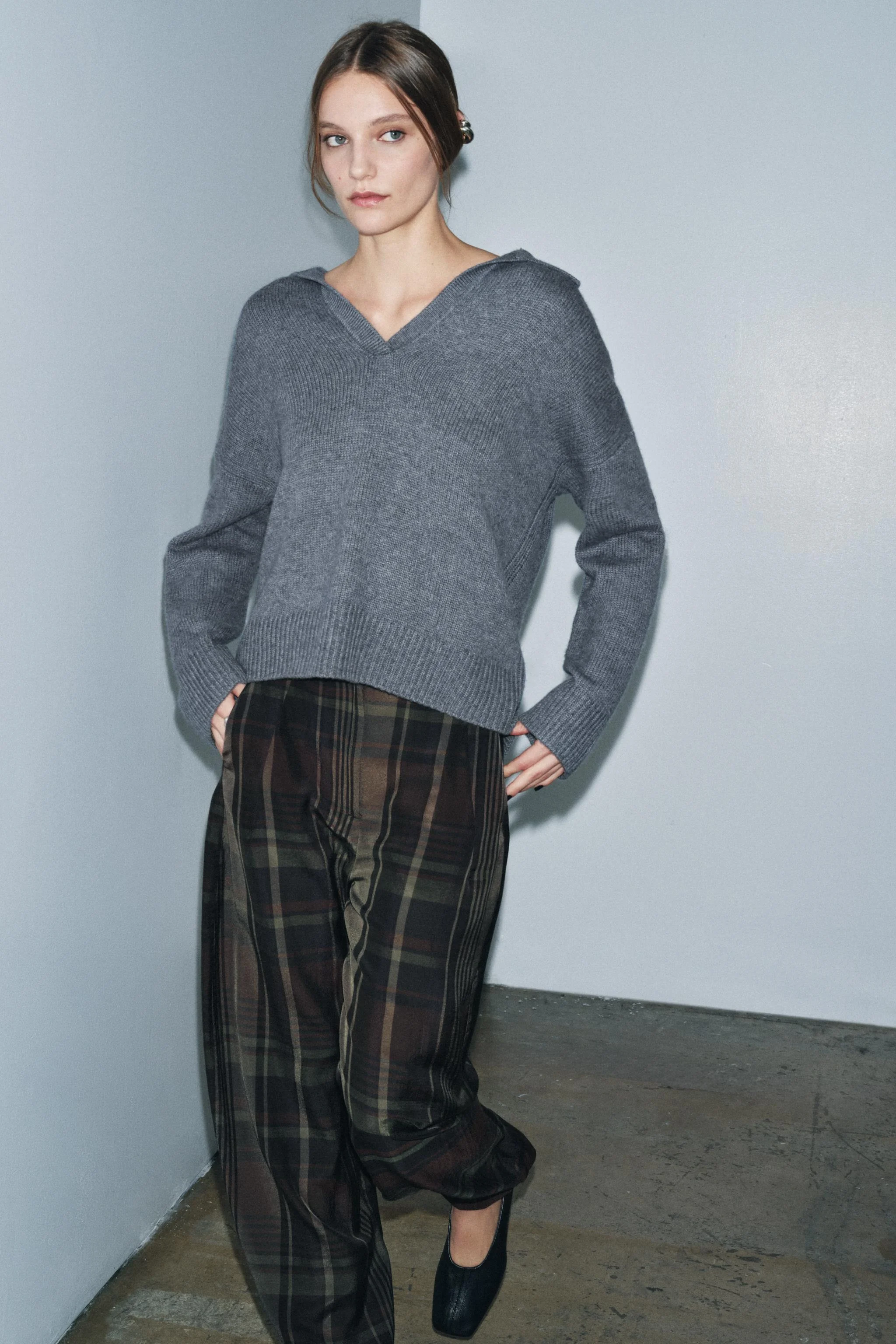 پلیور بافتنی پشمی و کشمیر