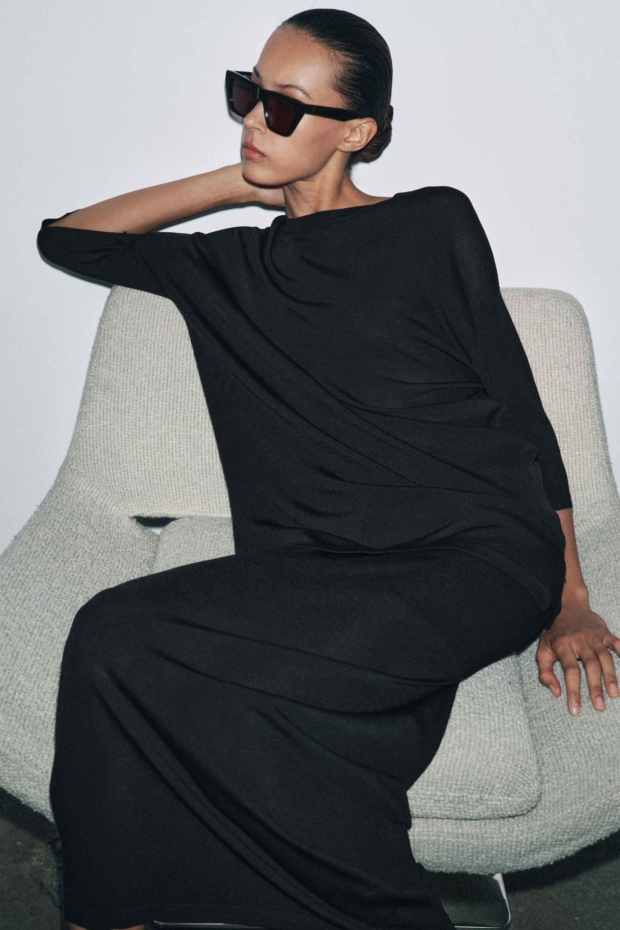 تاپ بافتنی ساده و بزرگ تاپ بافتنی ساده و بزرگ