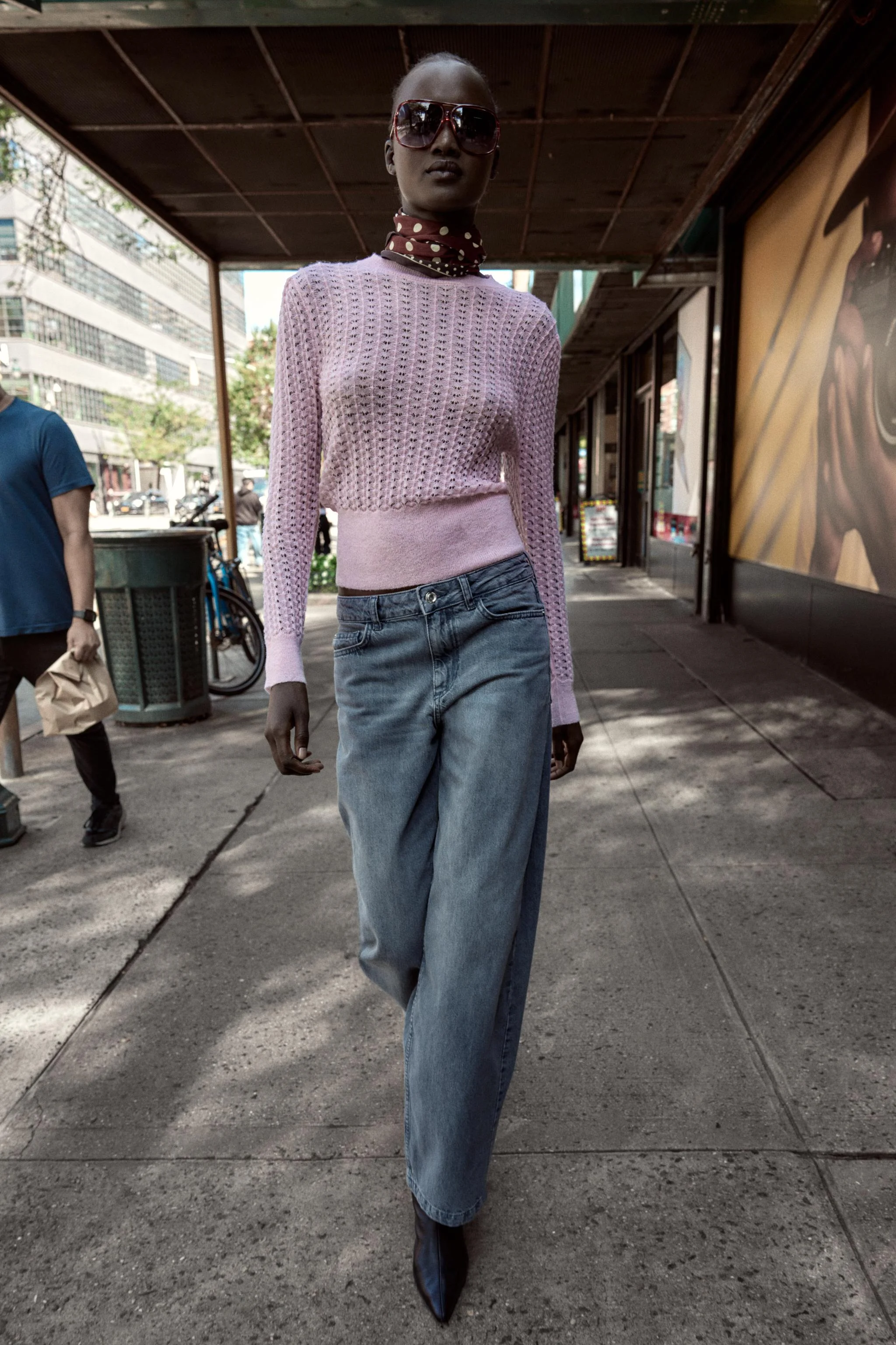 پلیور بافتنی پوینتله پشمی و آلپاکا