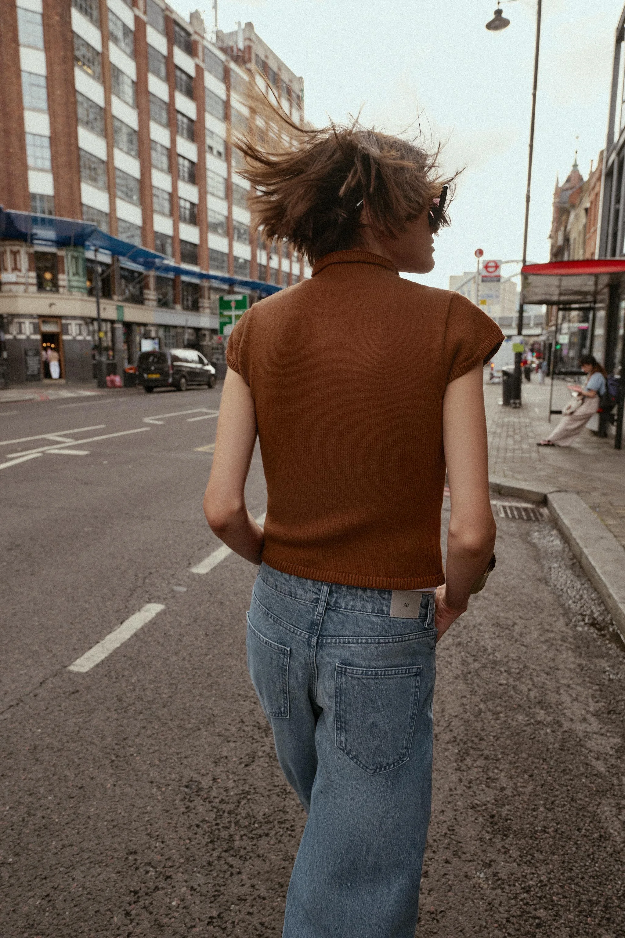 تاپ بافت دکمه دار