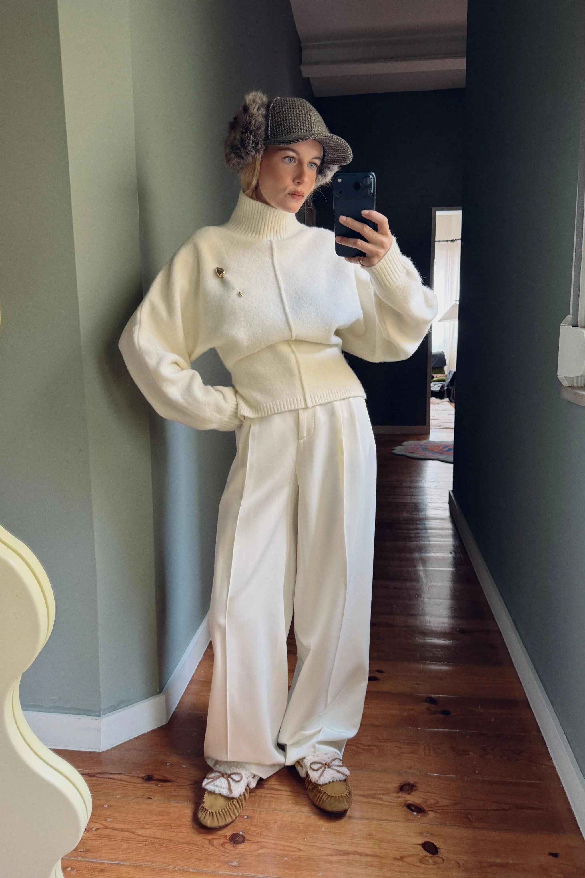 پلیور بافت نرم یقه ایستاده