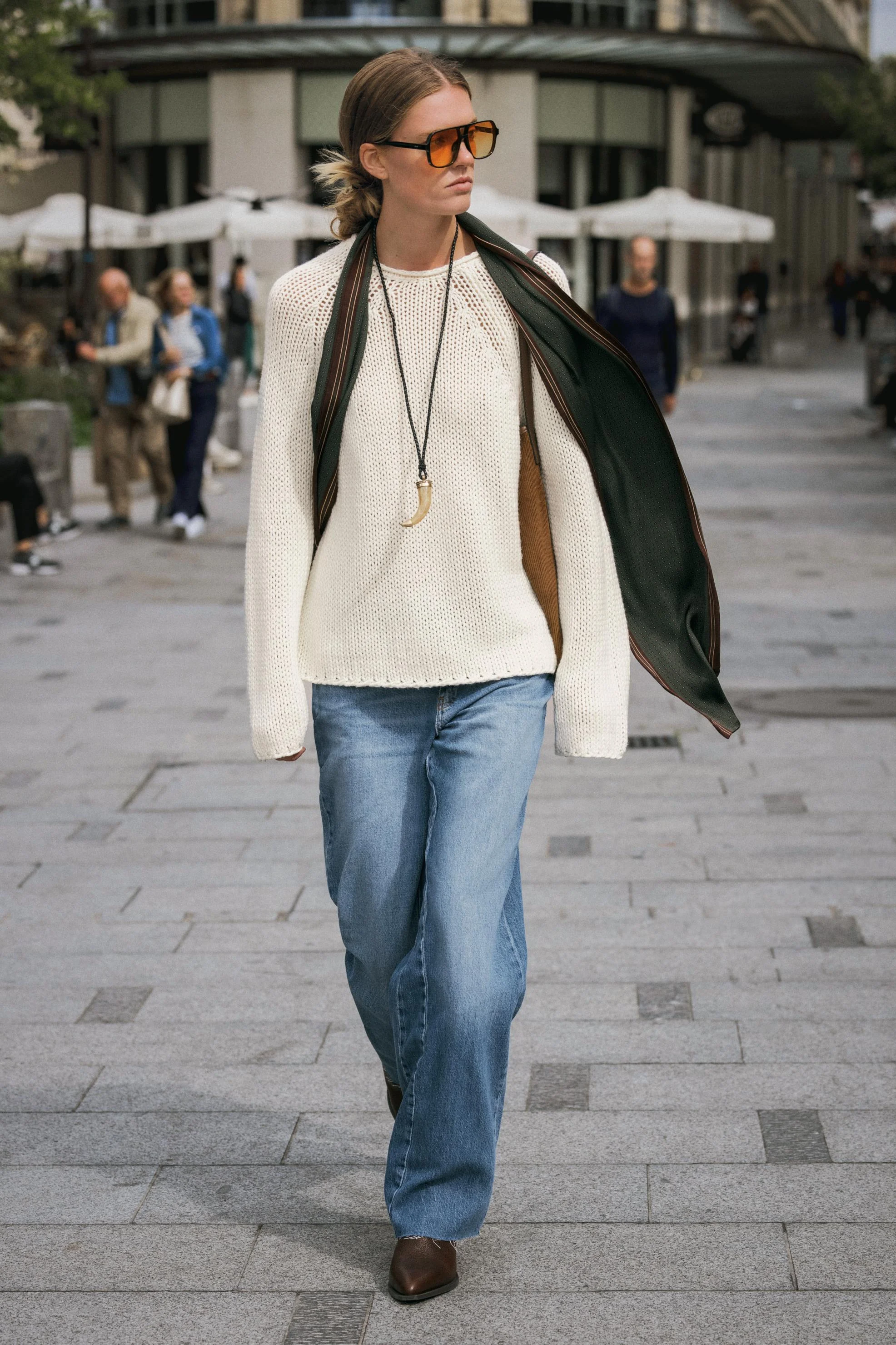 پلیور بافتنی درشت