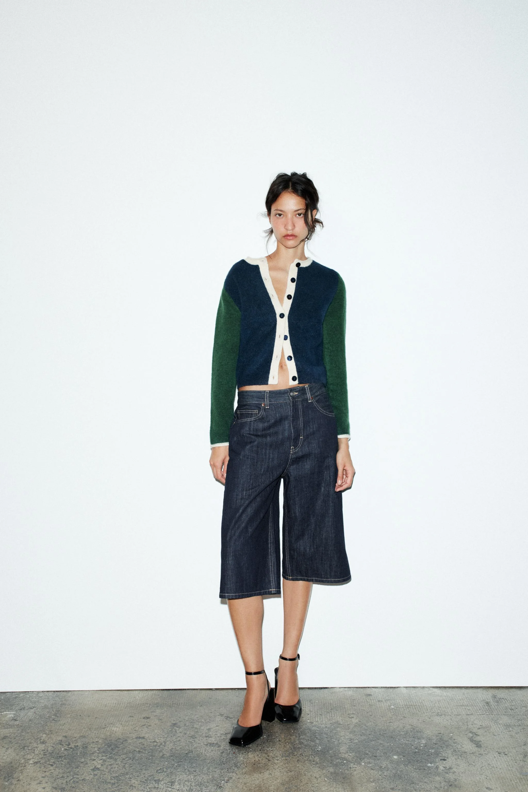 ژاکت بافتنی رنگی