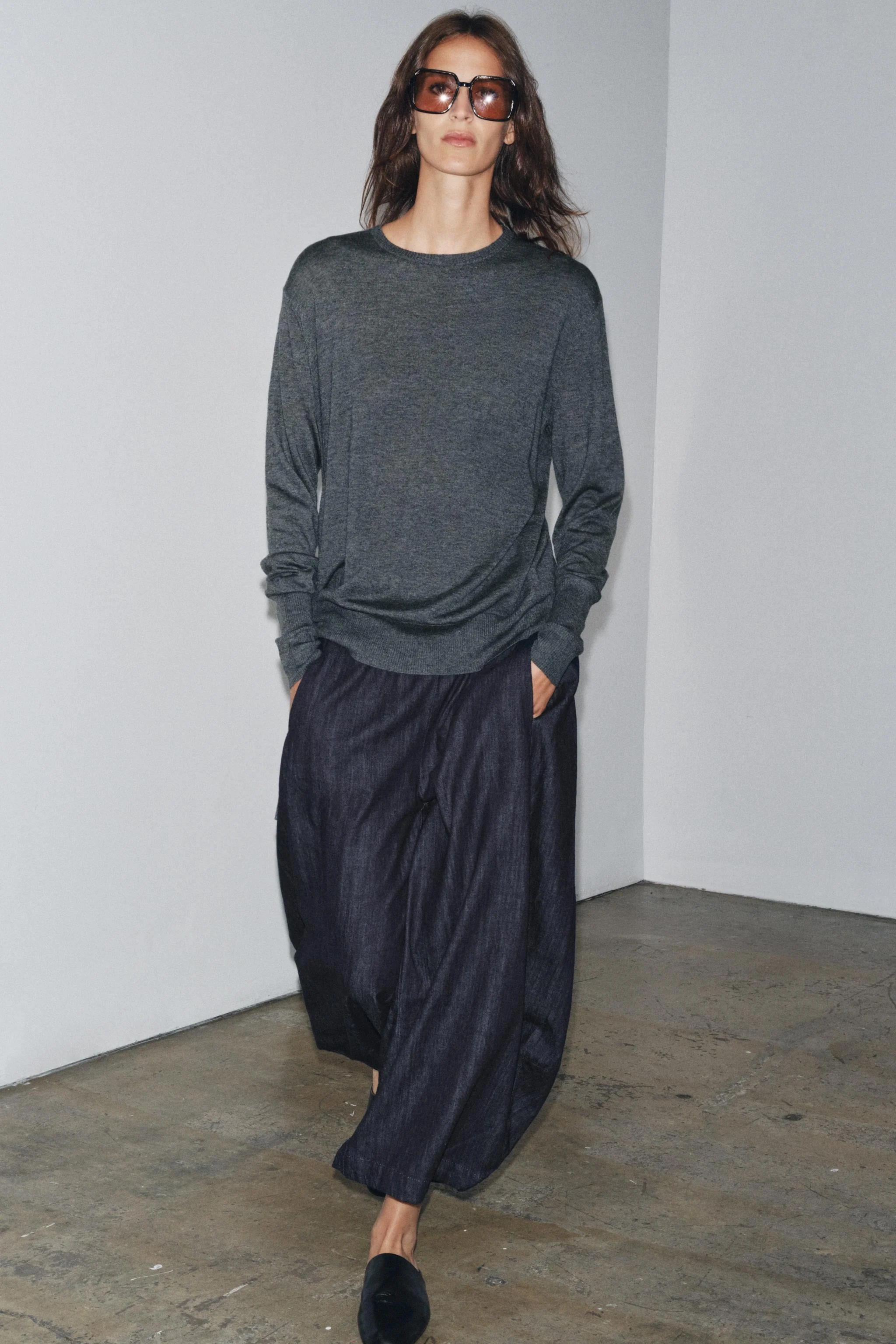 پلیور بافتنی گره ای پشمی