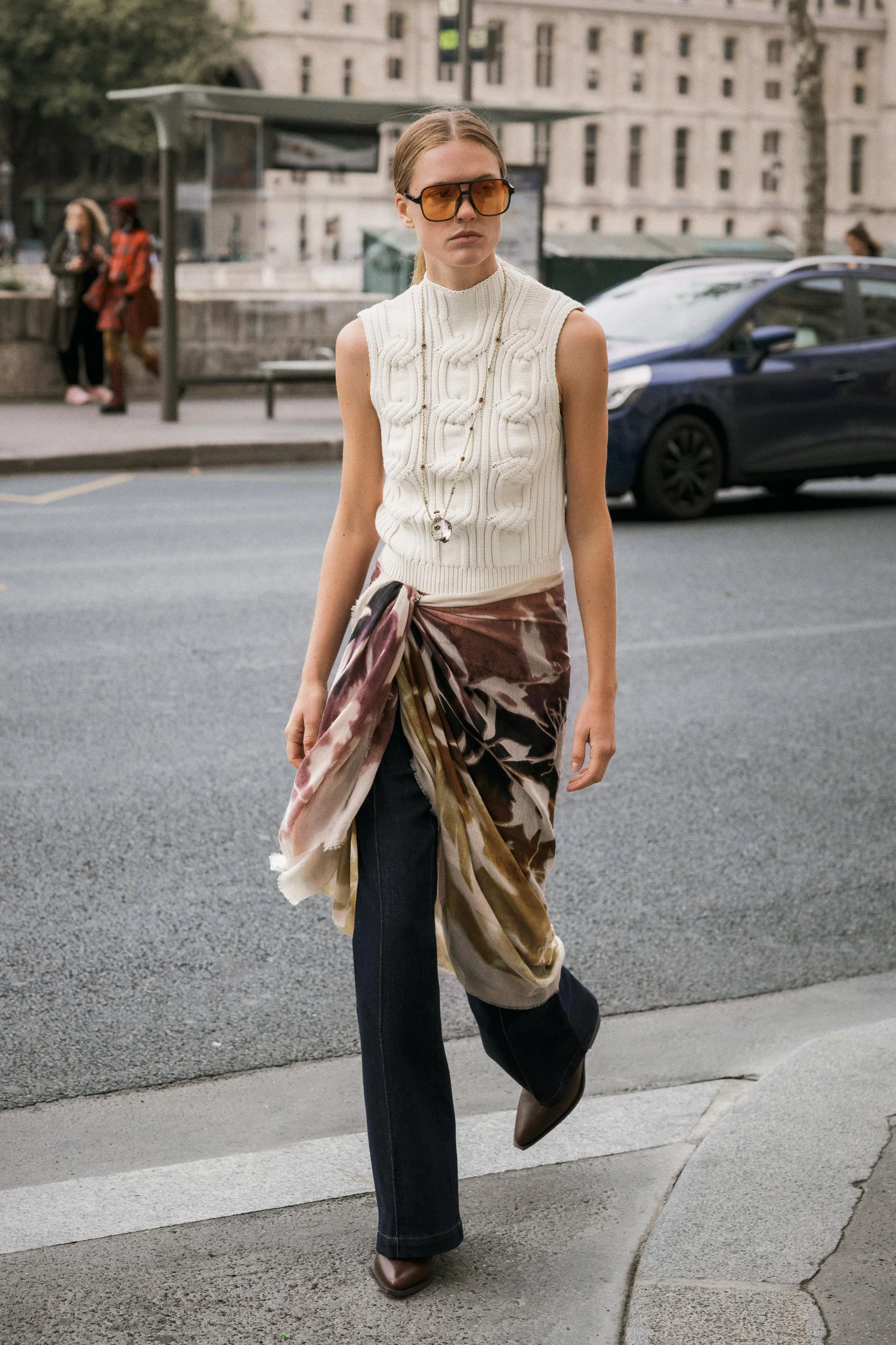 جلیقه بافتنی کابلی