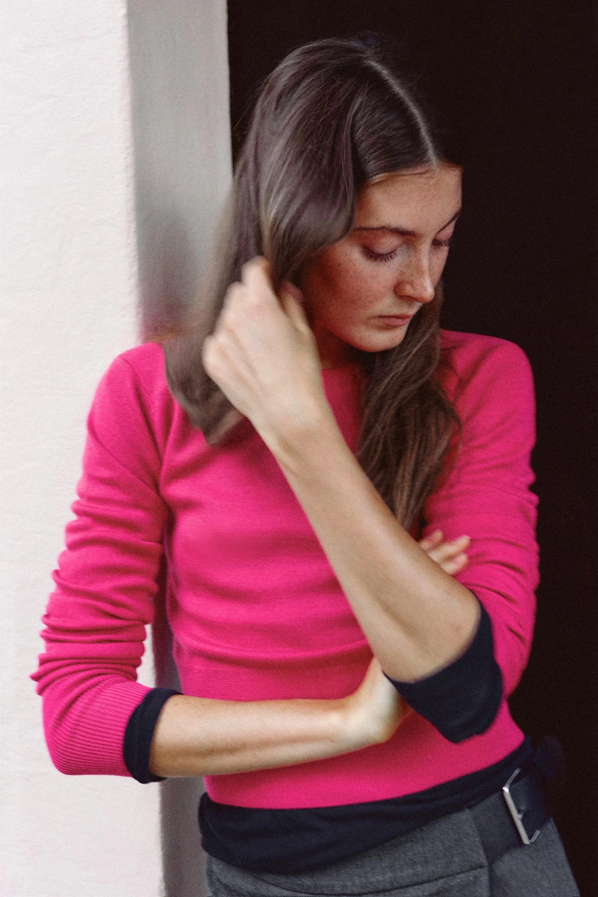 پلیور بافت ساده پشمی پلیور بافت ساده پشمی