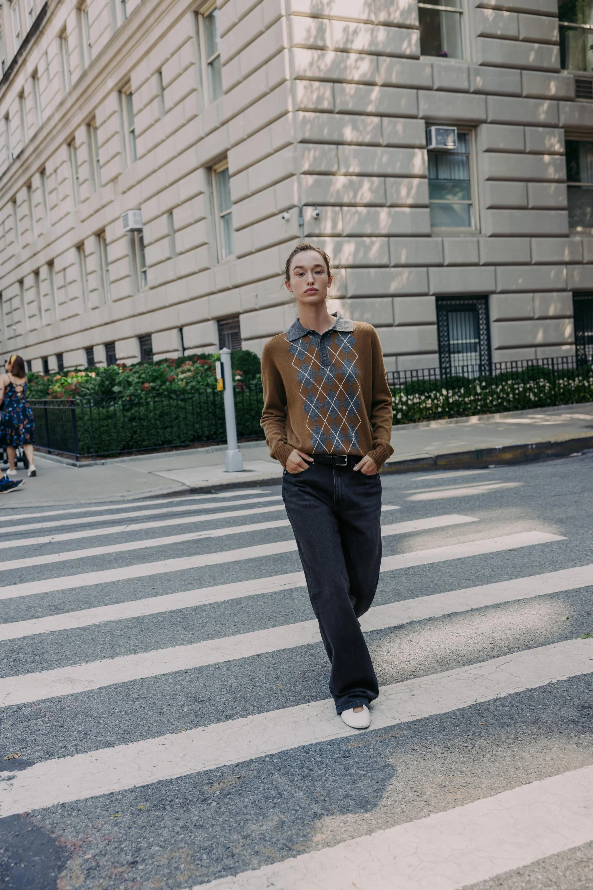 پیراهن پولو بافت آرگایل