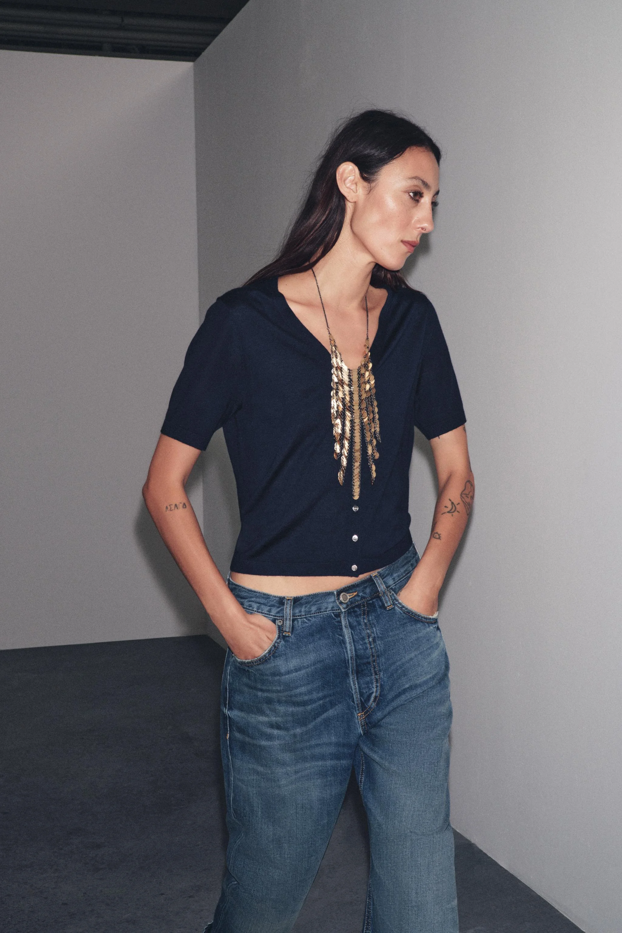 ژاکت آستین کوتاه پشمی بسیار ظریف