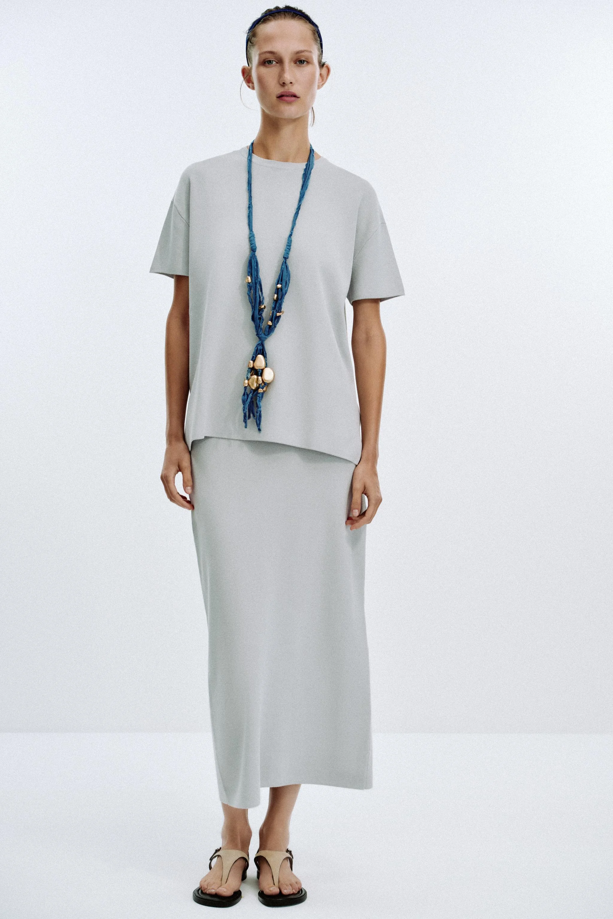 پلیور بافتنی آستین کوتاه و سایز بزرگ