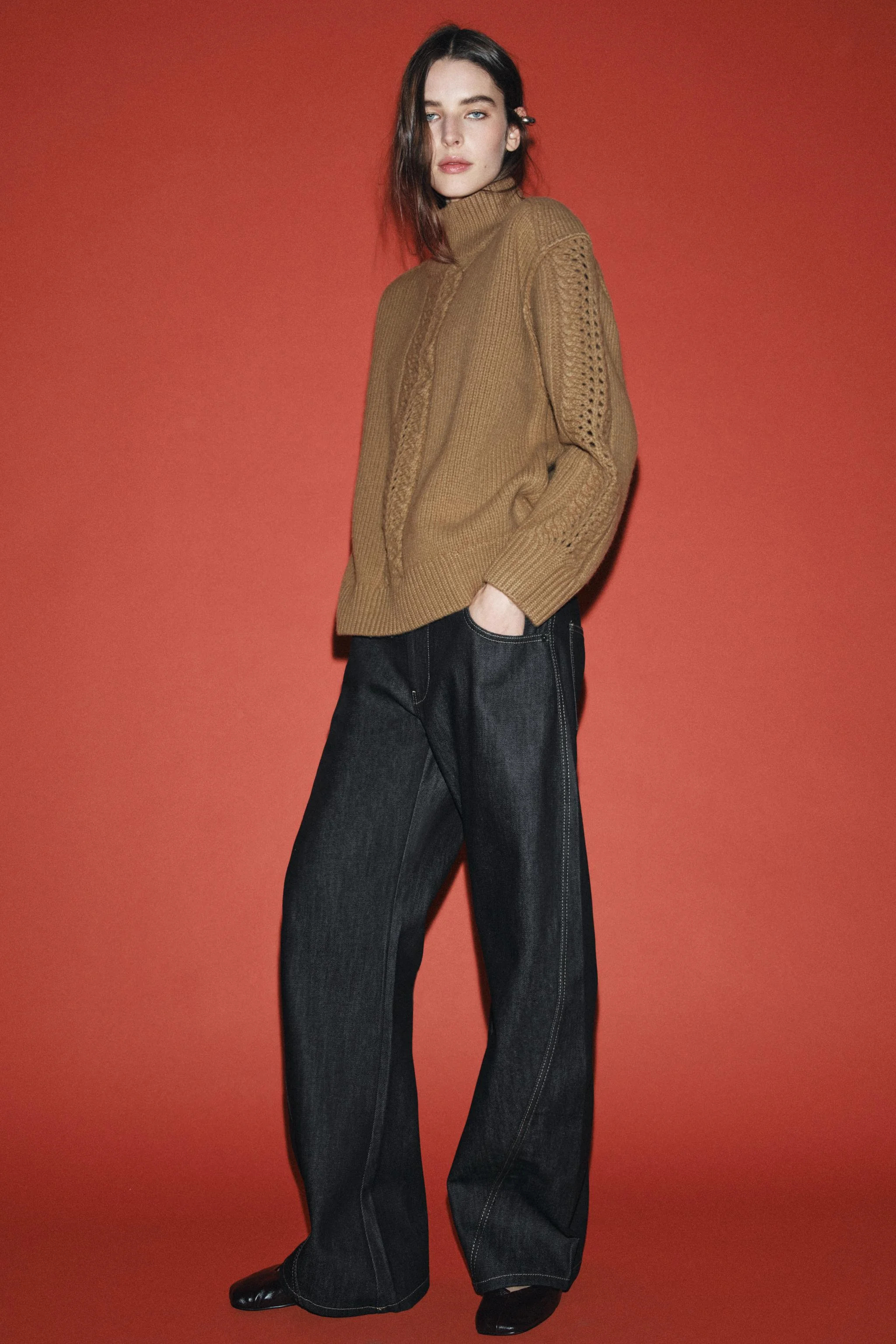 پلیور بافت دار 100% پشم پلیور بافت دار 100% پشم