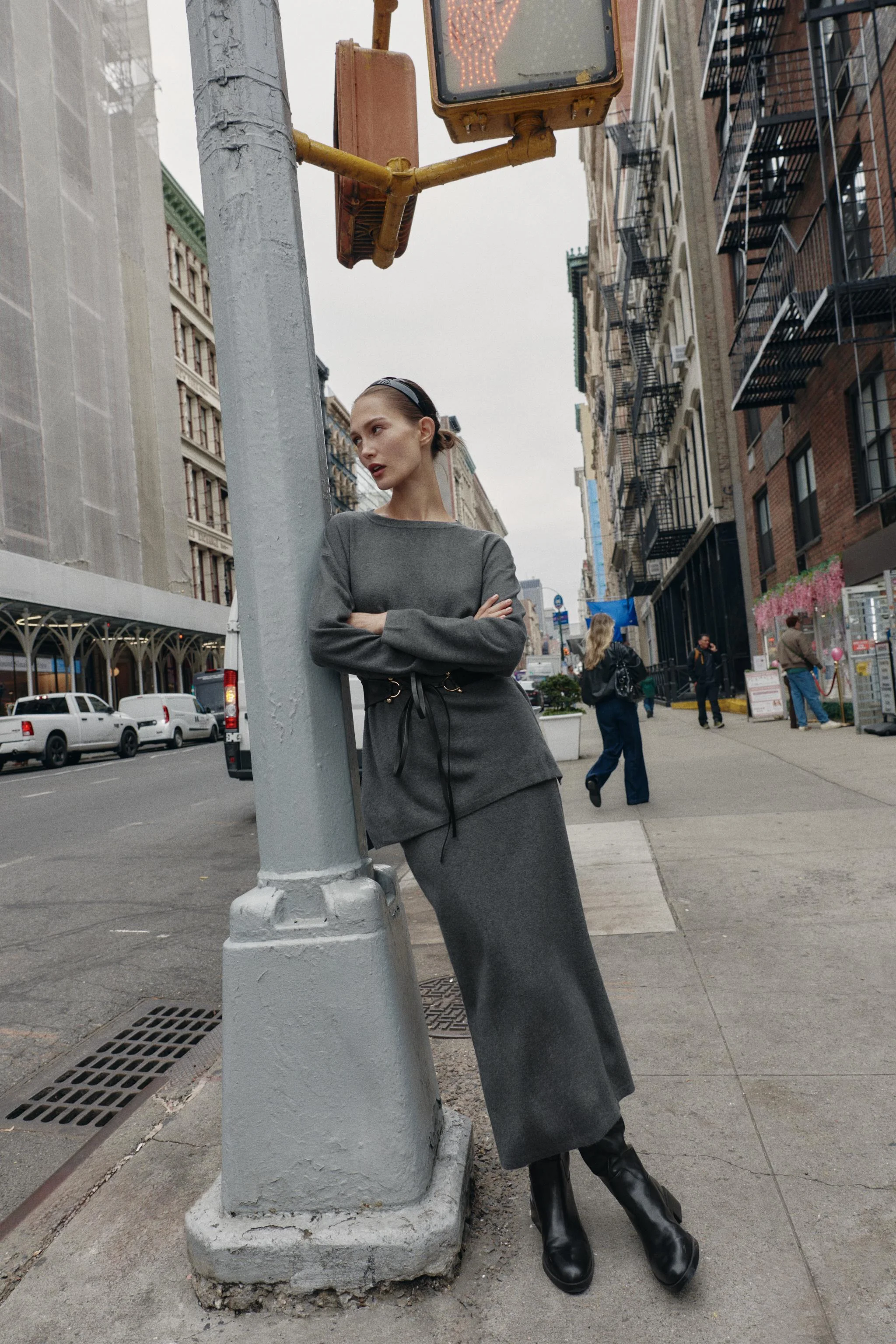 دامن میدی بافت ساده و لطیف