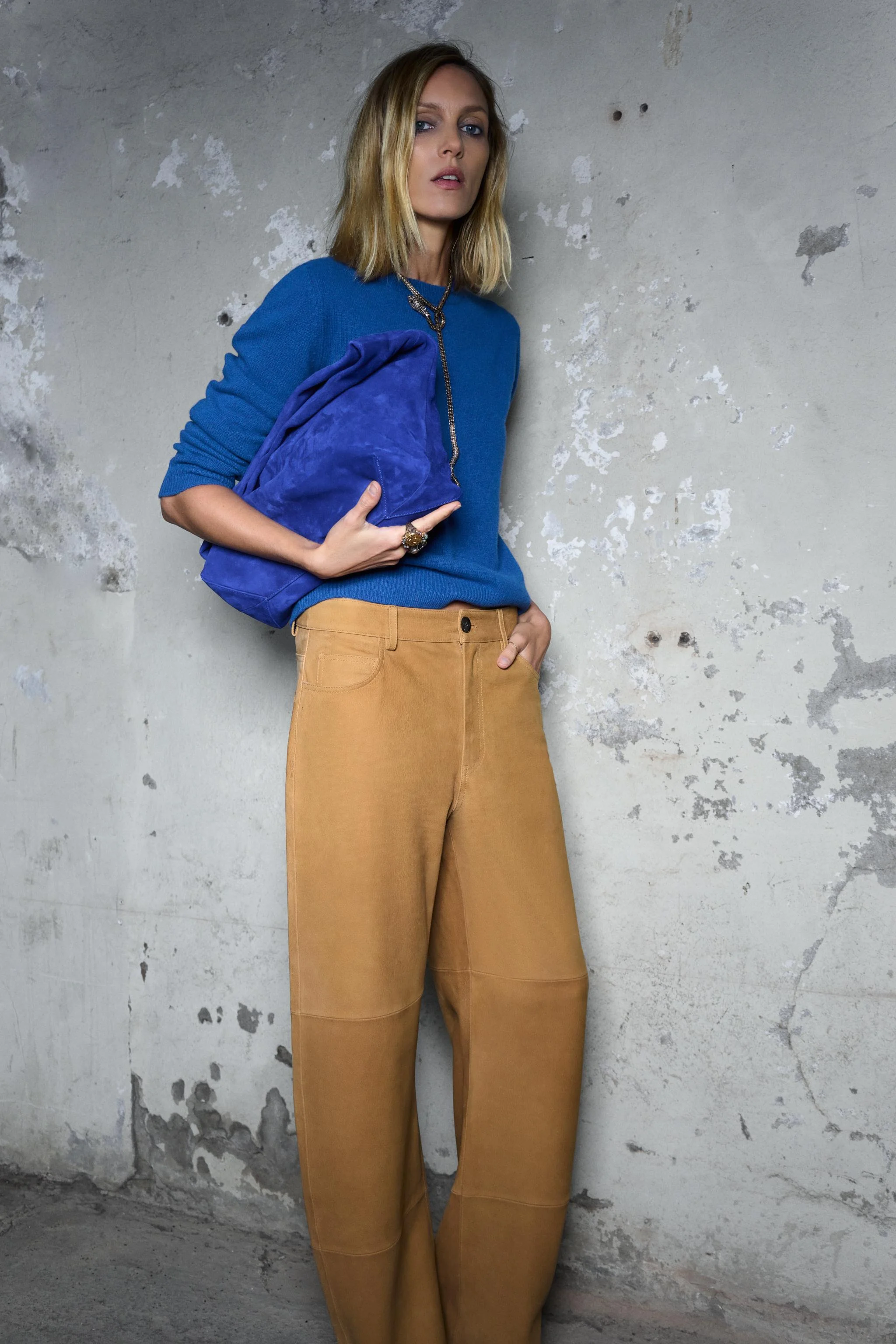 پلیور آستین بلند پشم و کشمیر