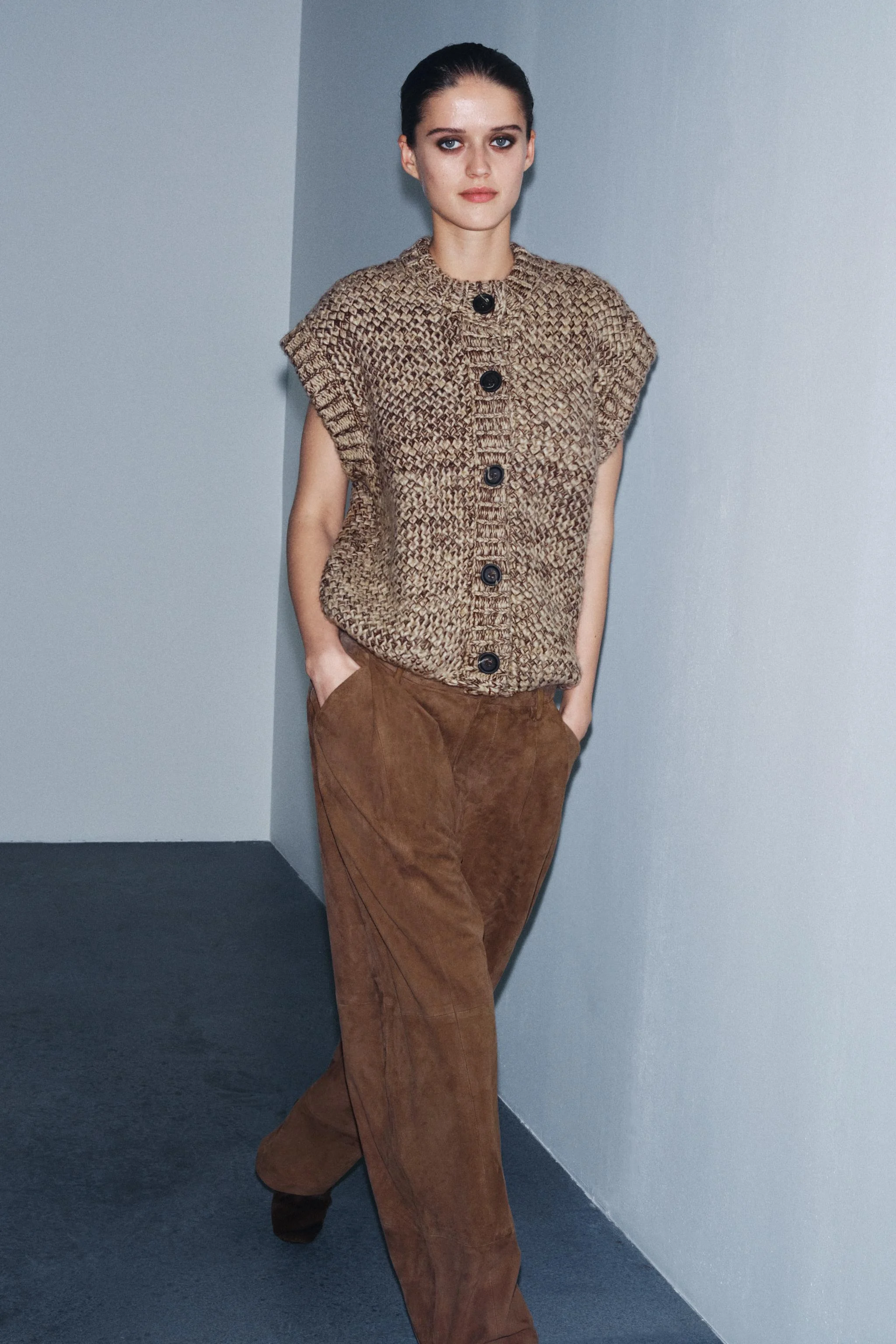 جلیقه بافتنی ضخیم