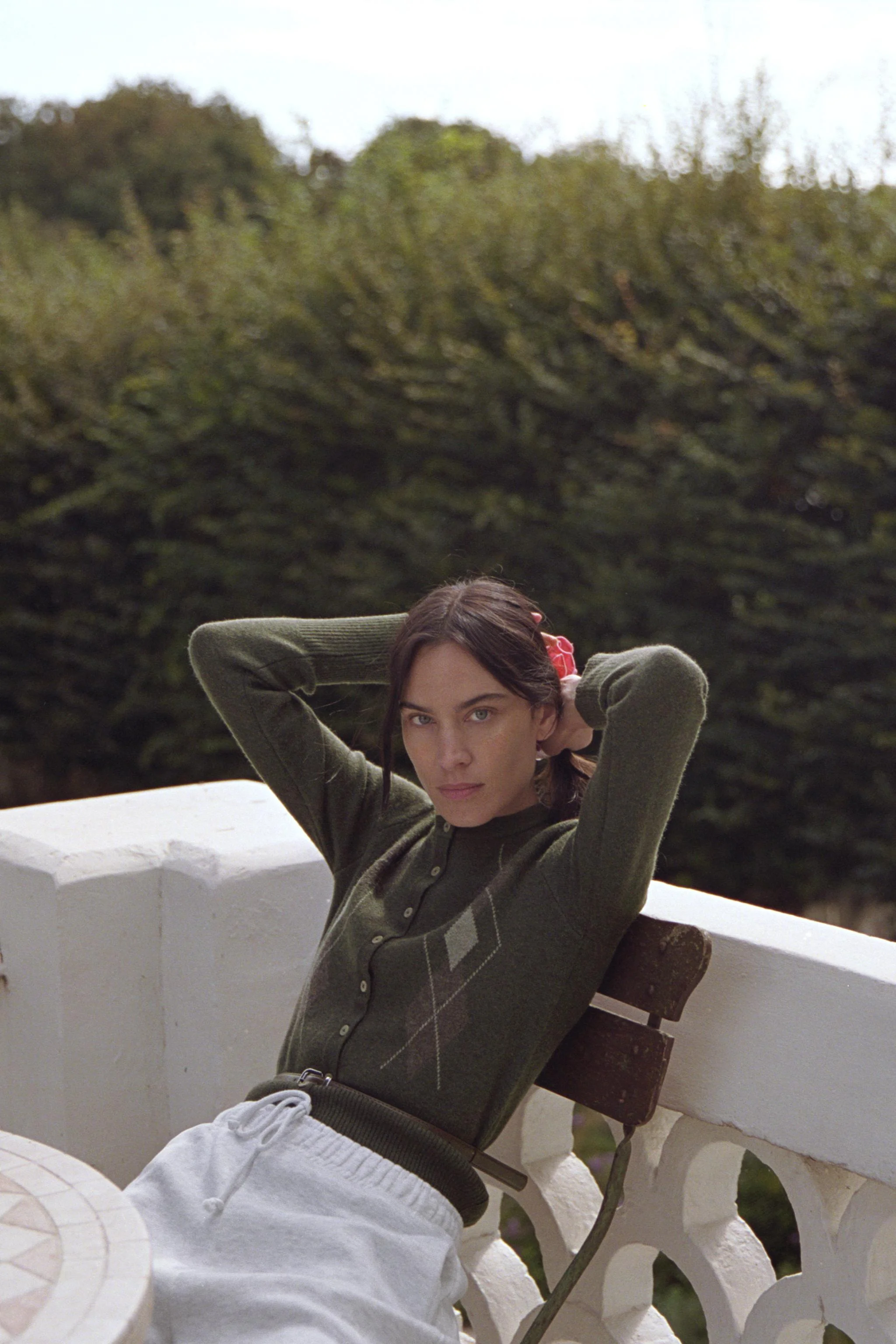 کاردیگان بافت الماسی با کمربند