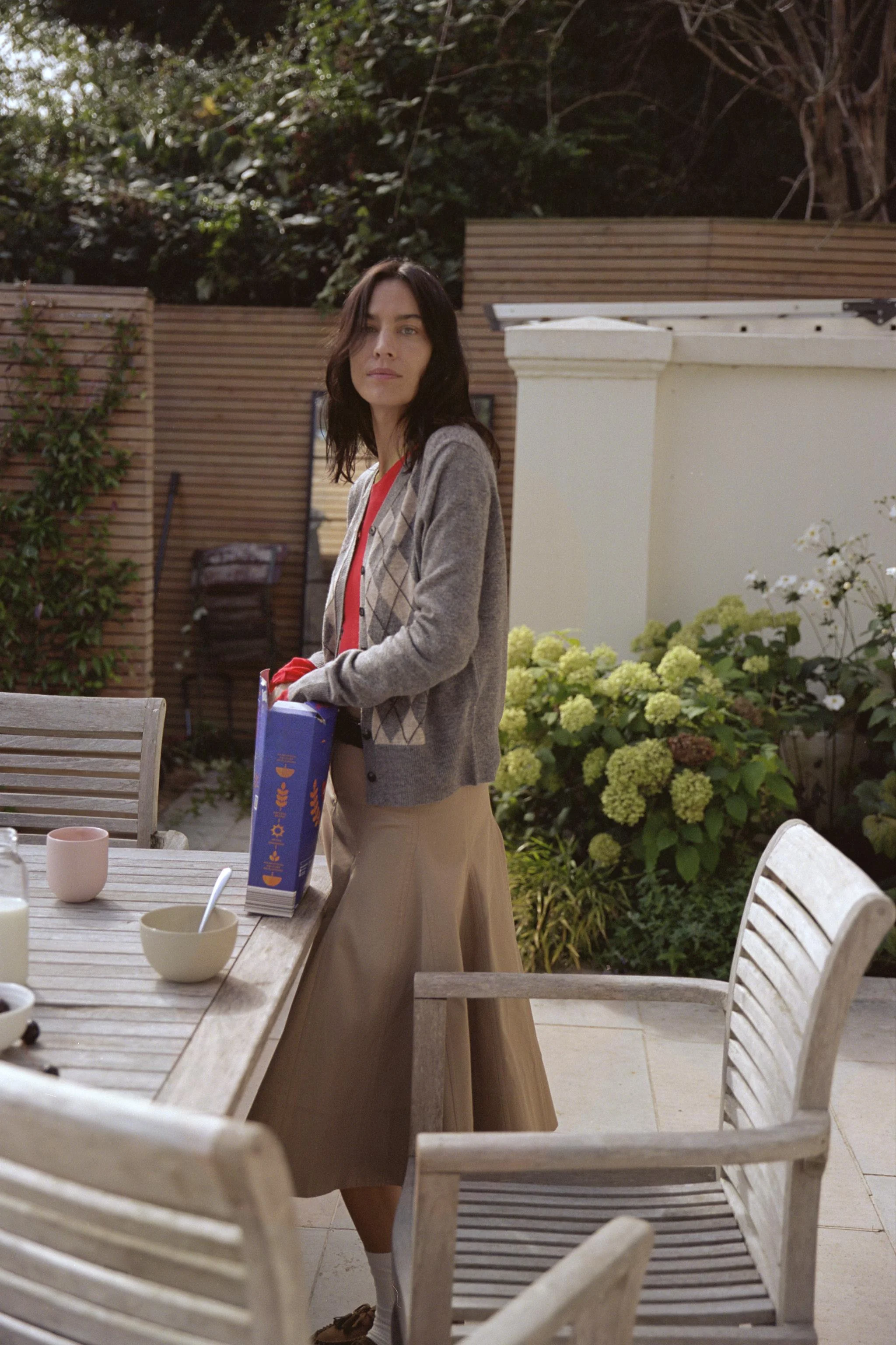 ژاکت پشمی طرح لوزی ژاکت پشمی طرح لوزی