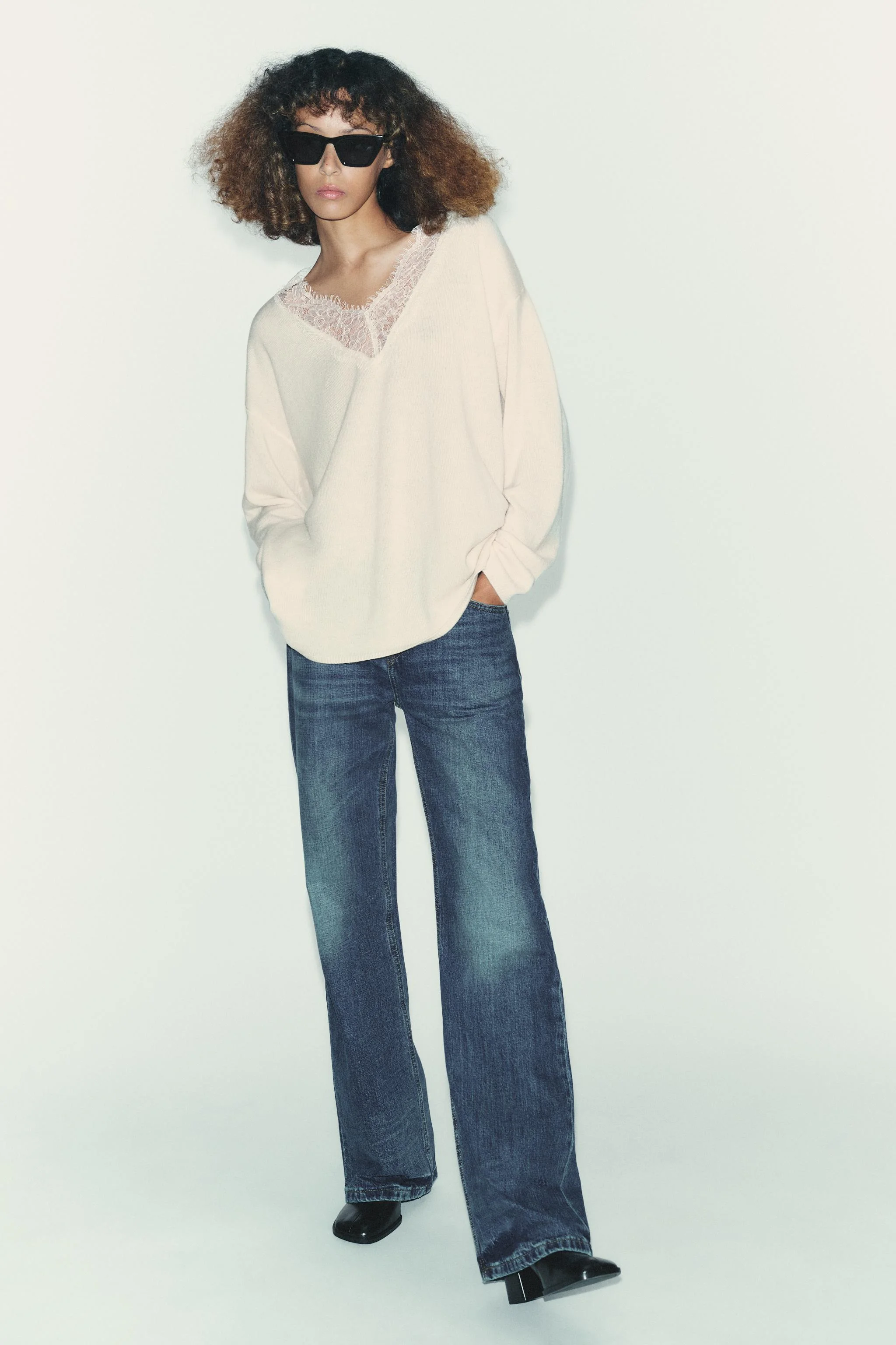 پلیور بافت توری