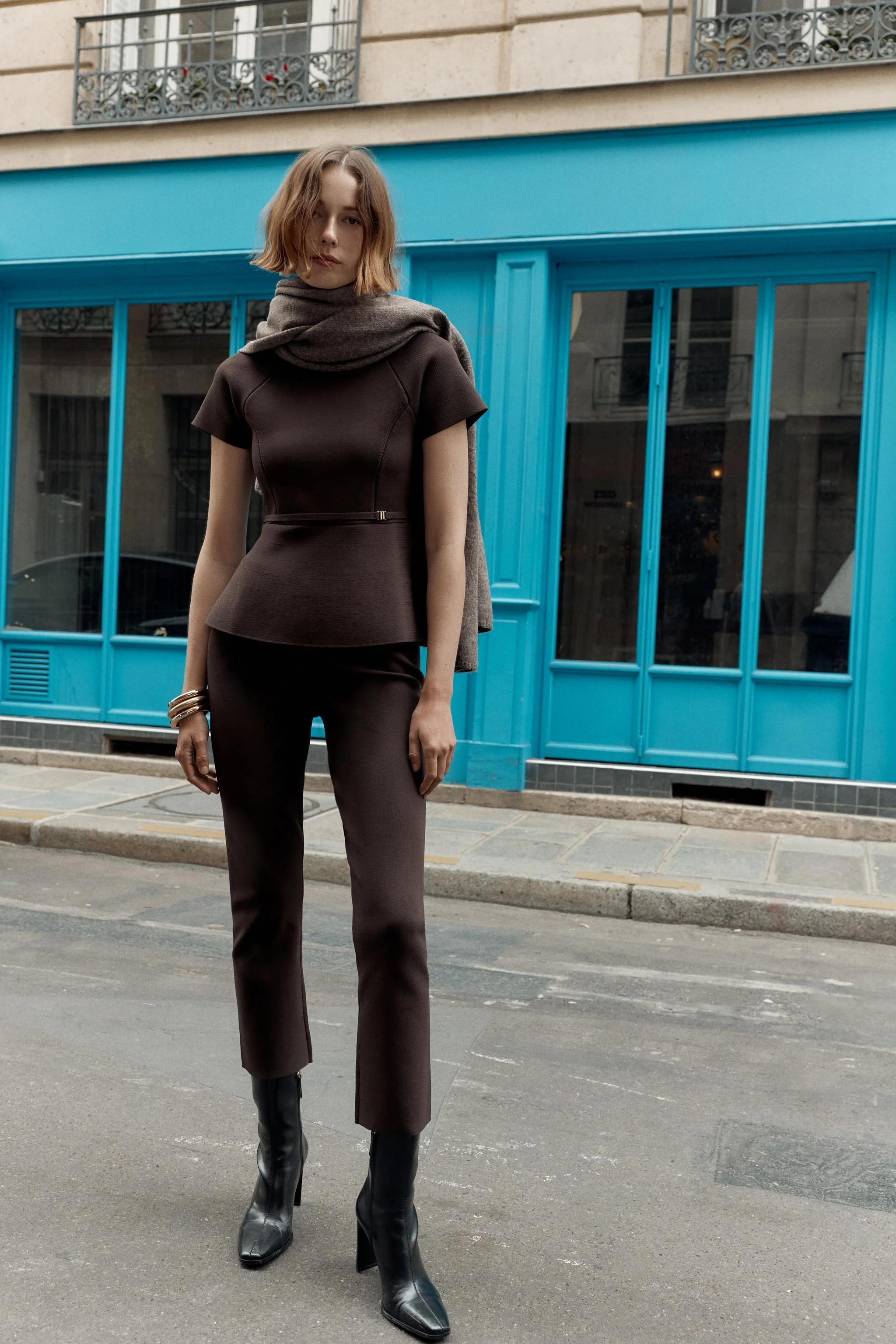 شلوار بافتنی راسته