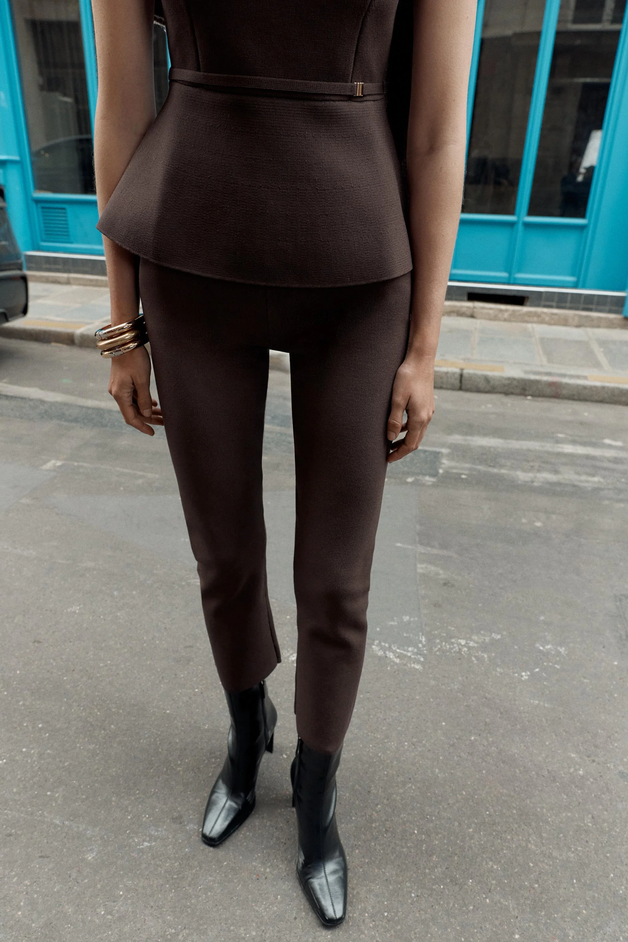 شلوار بافتنی راسته