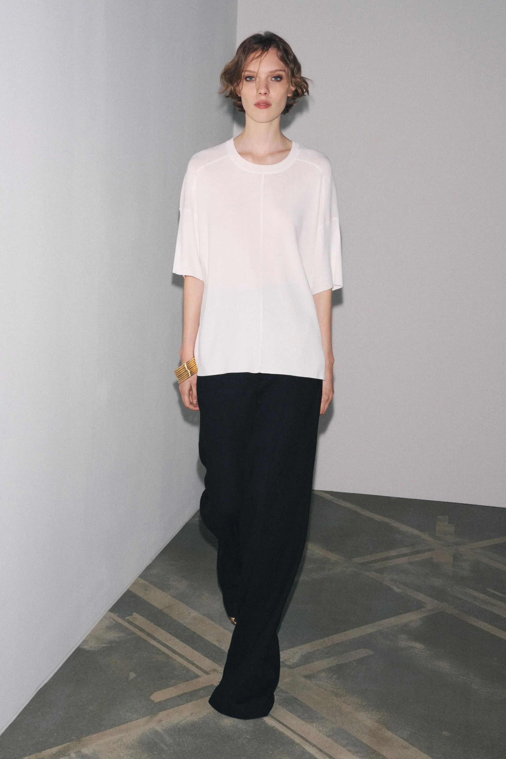 تاپ بافت ساده و سایز بزرگ