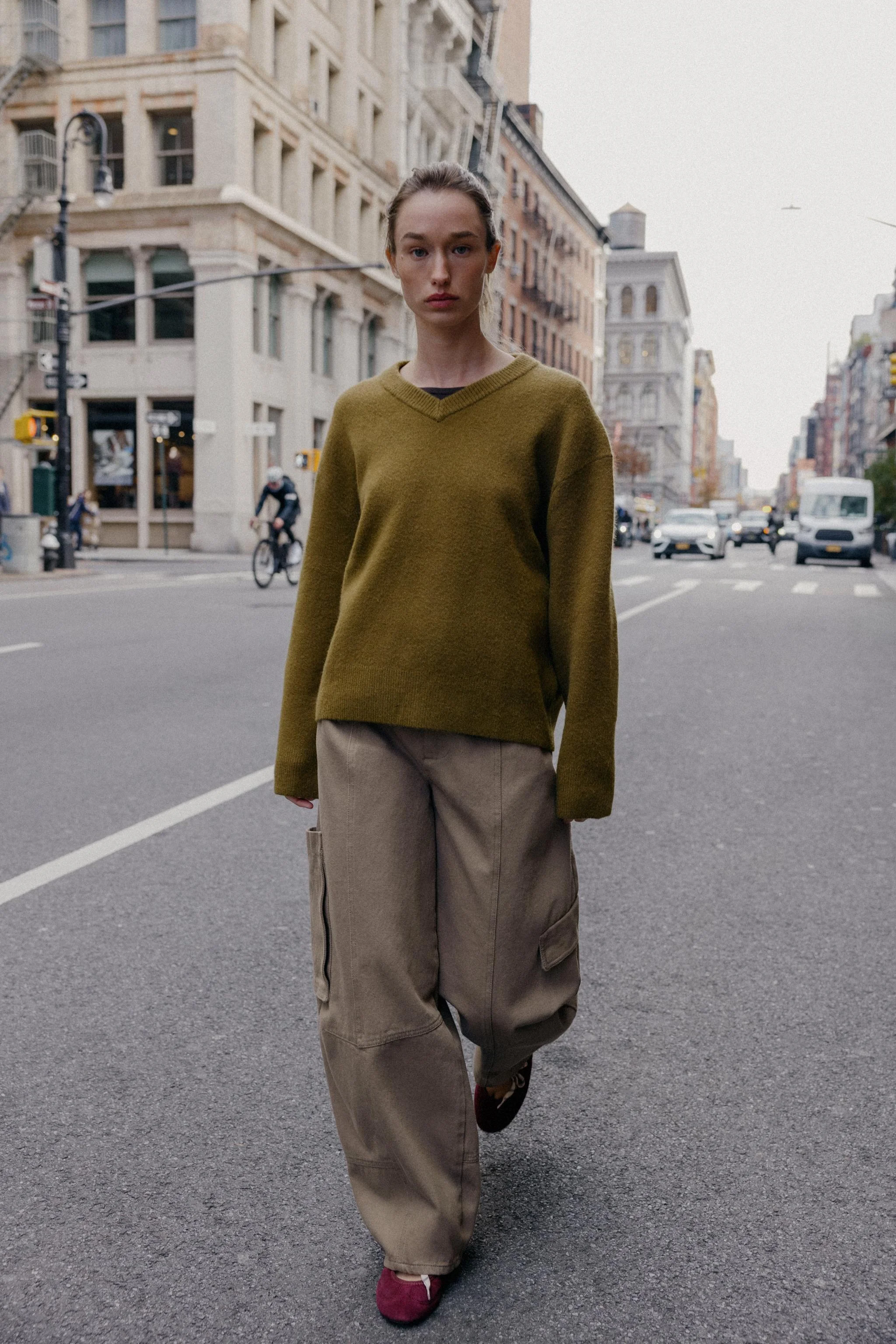 پلیور یقه هفت بافت ساده پلیور یقه هفت بافت ساده