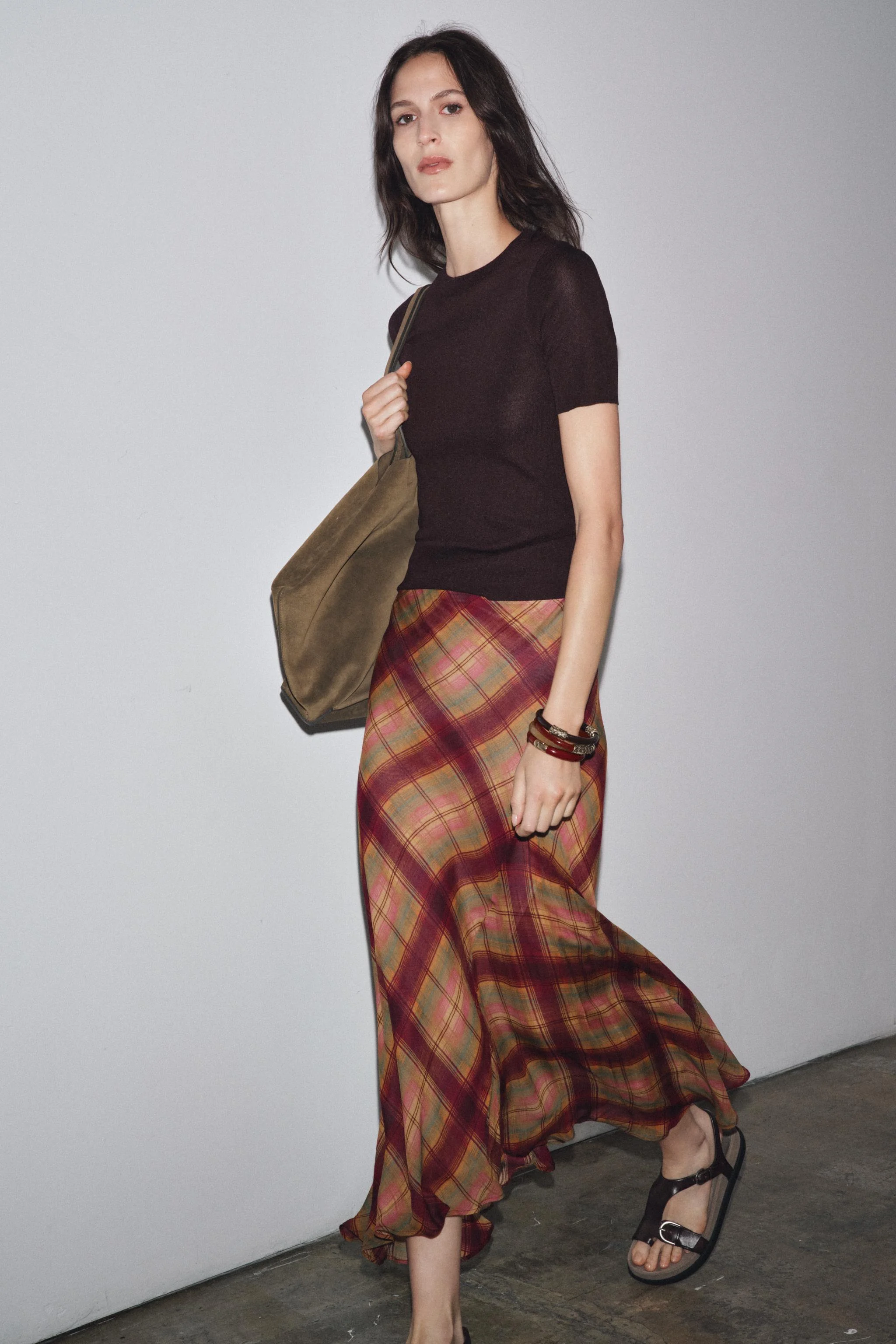 تاپ آستین کوتاه بافت ساده تاپ آستین کوتاه بافت ساده