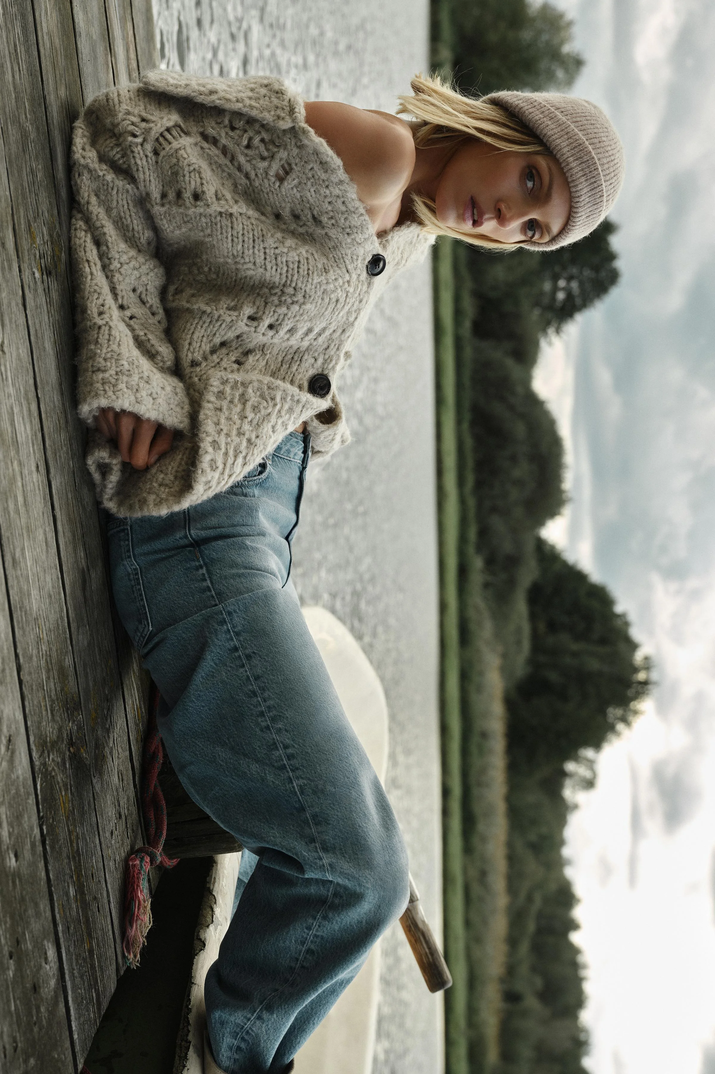 کاردیگان بافتنی ضخیم پوانتله کاردیگان بافتنی ضخیم پوانتله