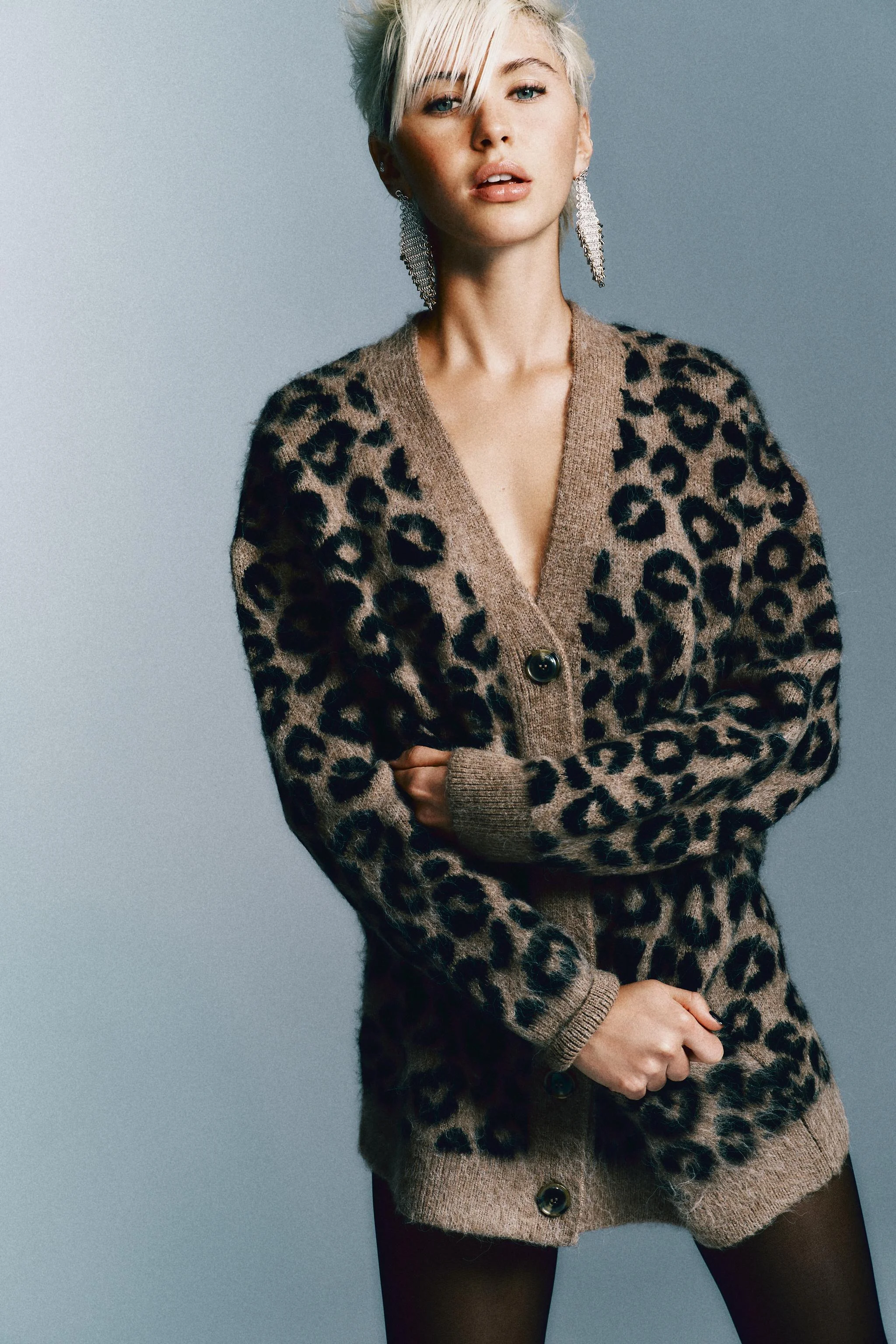 ژاکت بافتنی طرح حیوانات با سایز بزرگ ژاکت بافتنی طرح حیوانات با سایز بزرگ