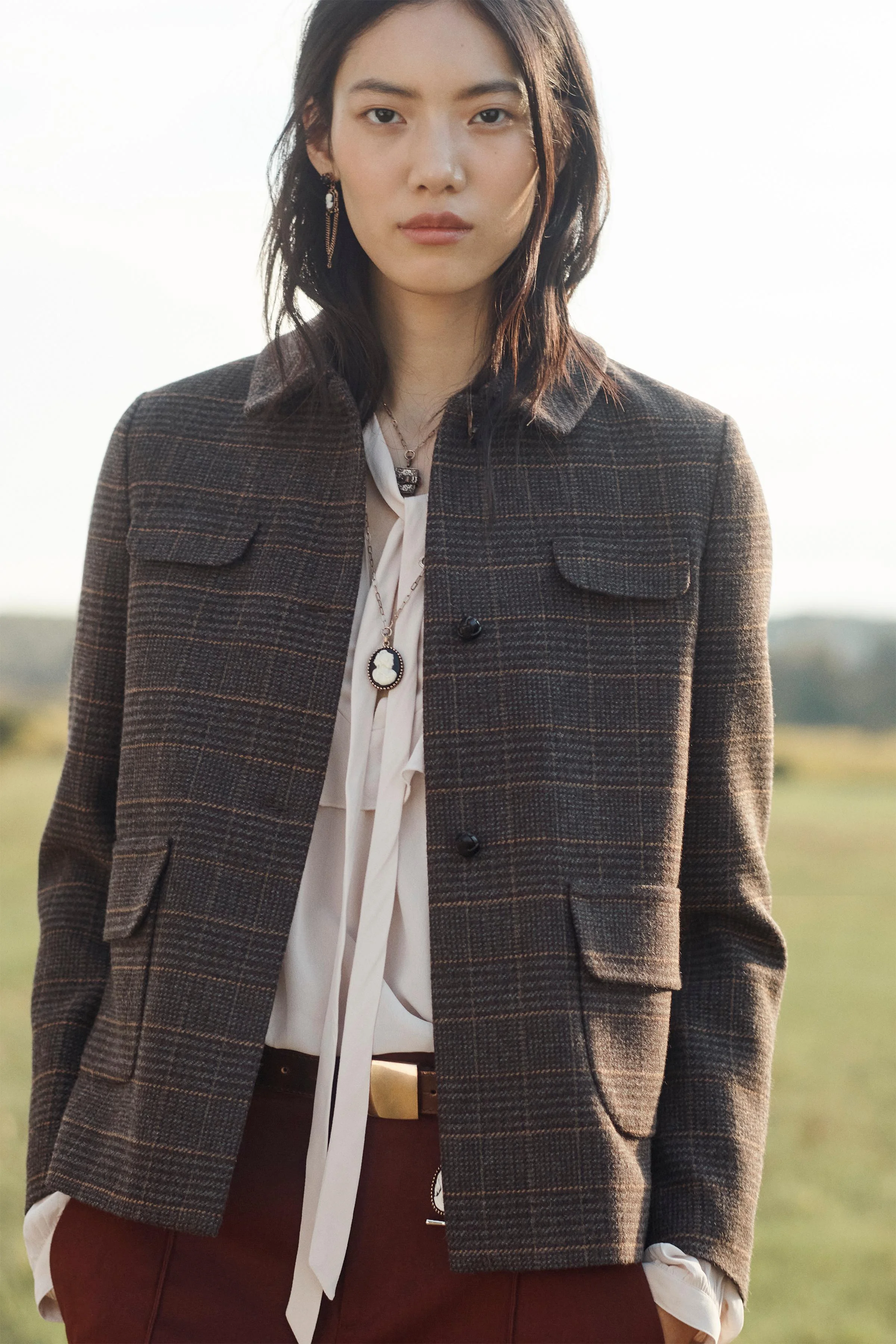 کت تک طرح چهارخانه نسخه محدود کت تک طرح چهارخانه نسخه محدود