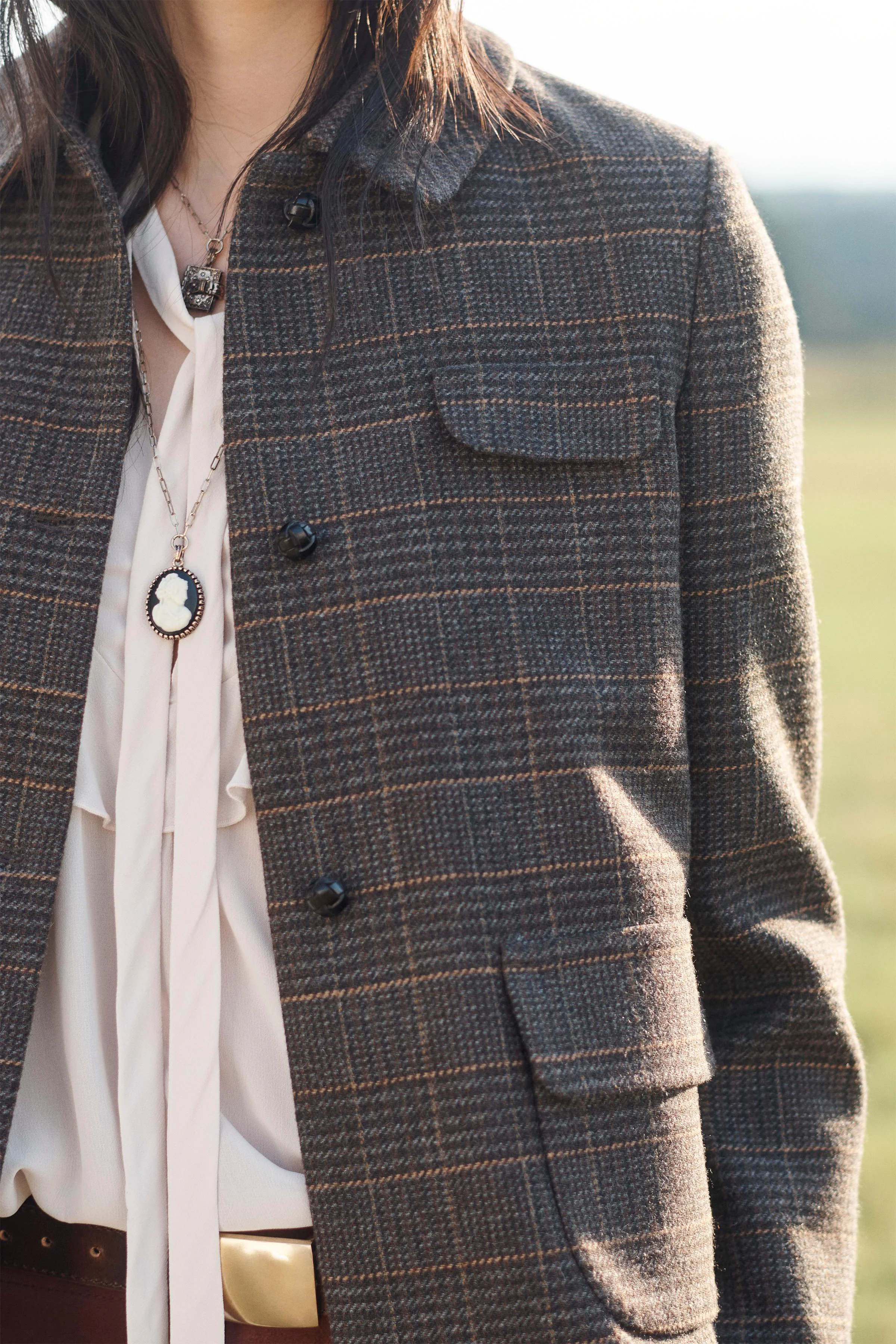 کت تک طرح چهارخانه نسخه محدود کت تک طرح چهارخانه نسخه محدود