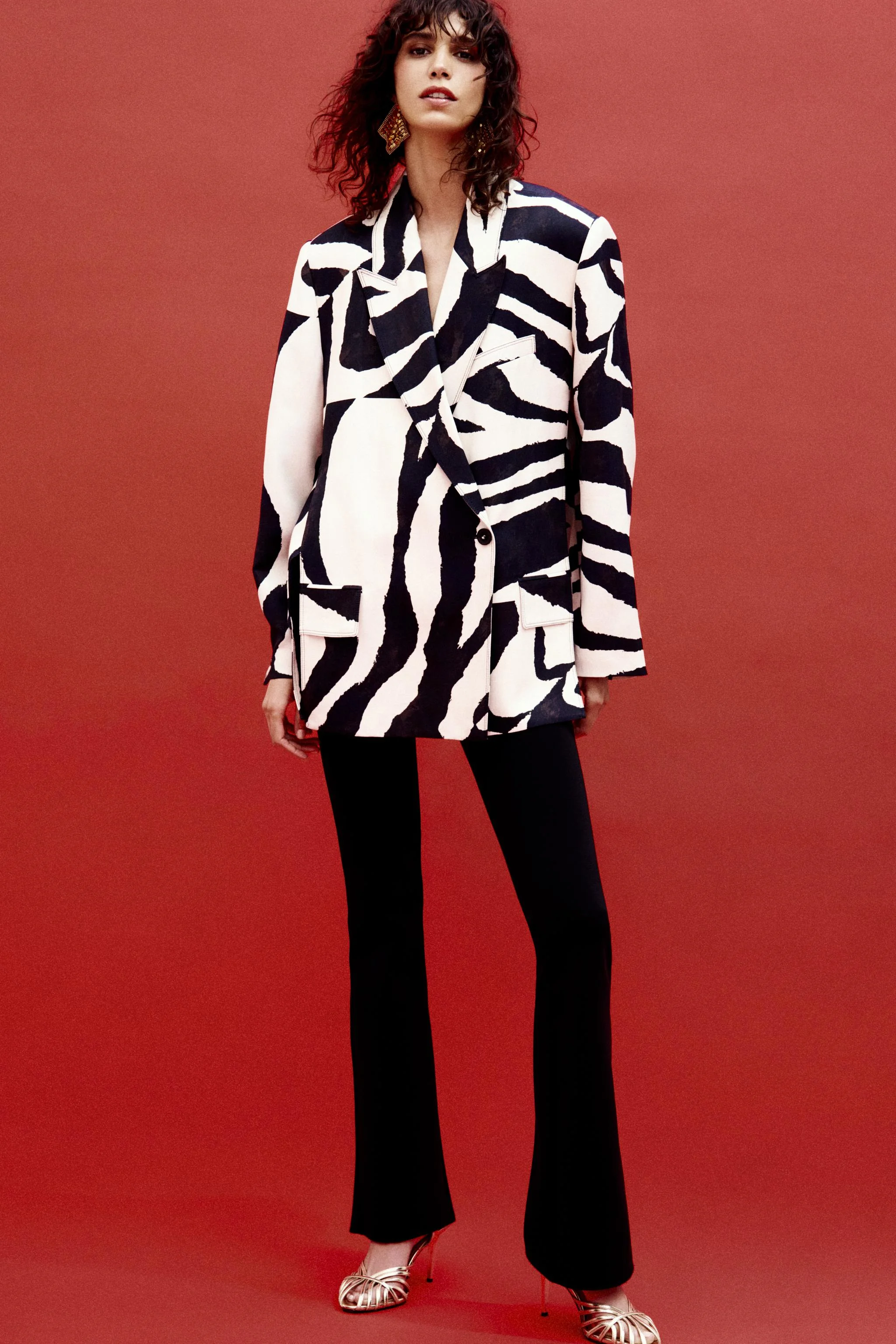 کت بلیزر طرح حیوانات ZW COLLECTION