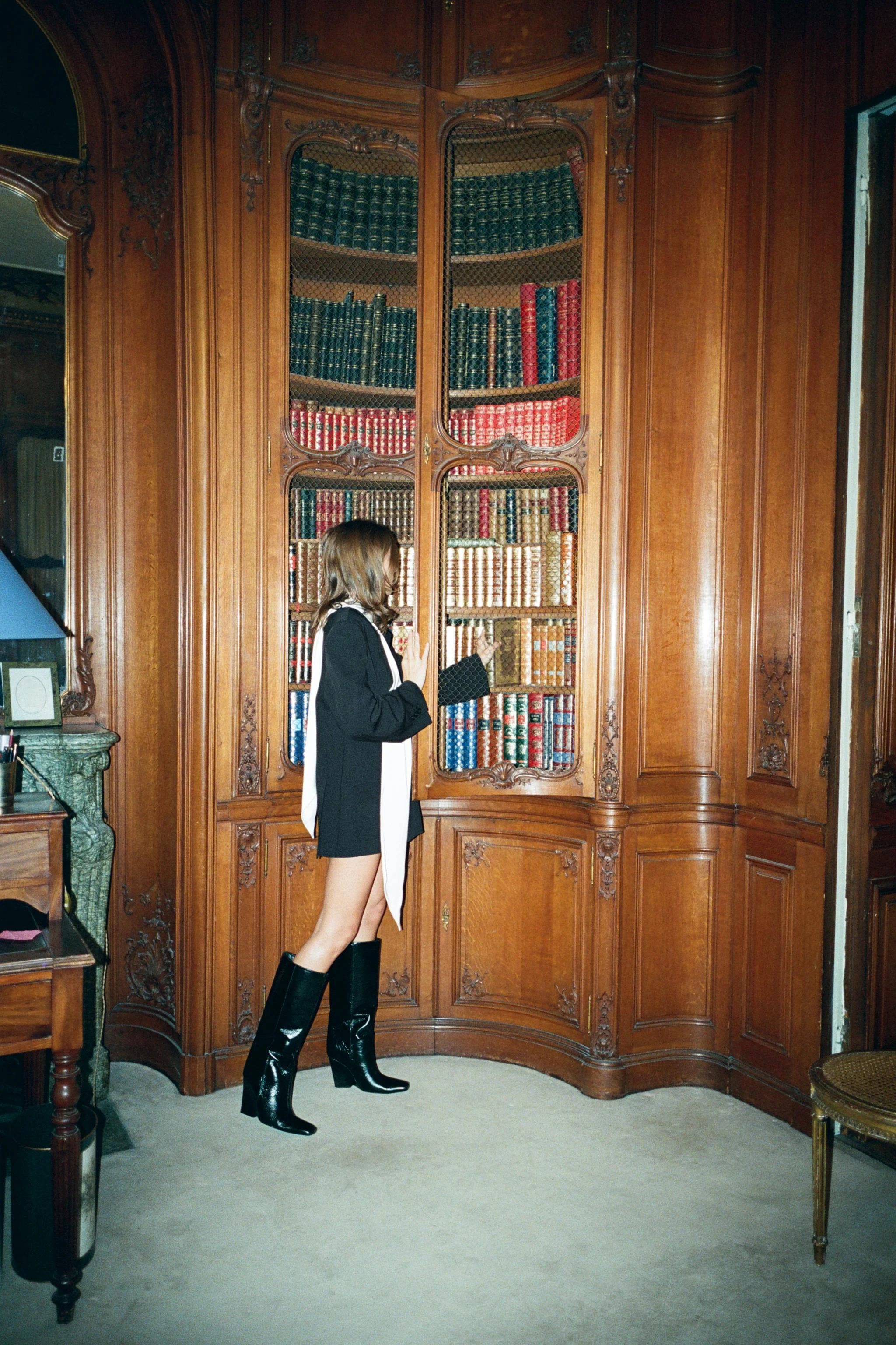 کت تک یقه برگردان با دستمال جیبی متضاد جداشدنی