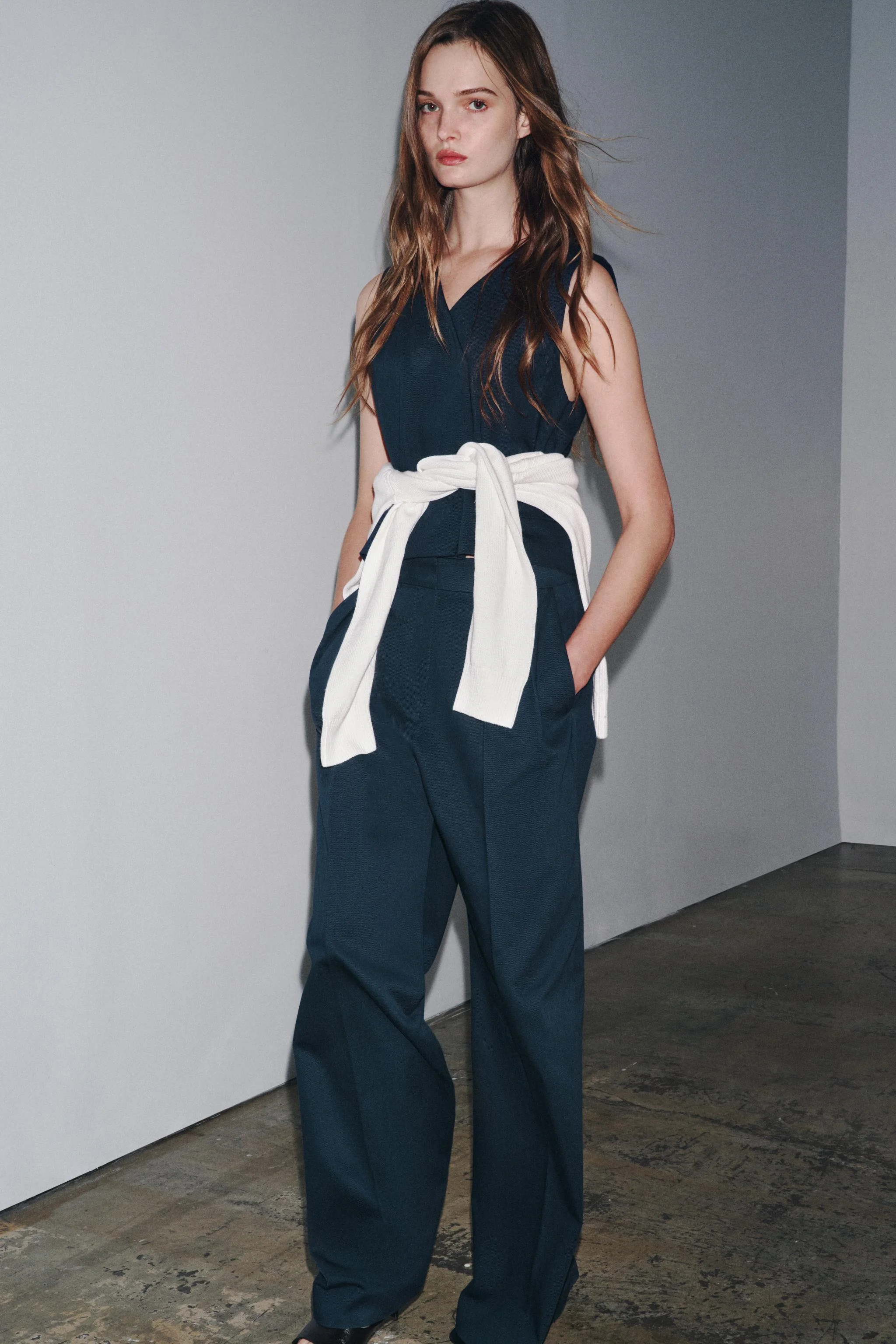 جلیقه دکمه دوبل ZW COLLECTION