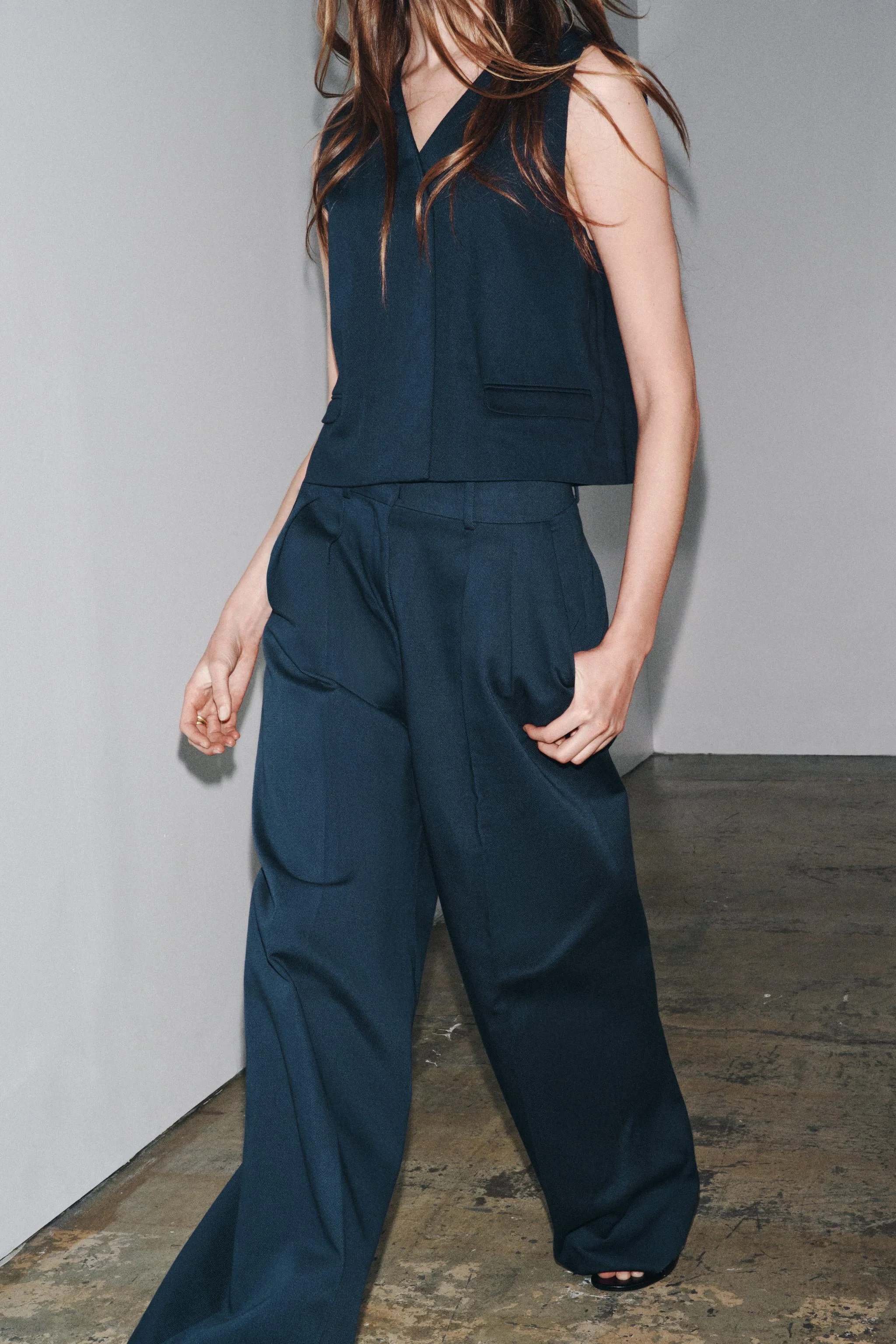 جلیقه دکمه دوبل ZW COLLECTION