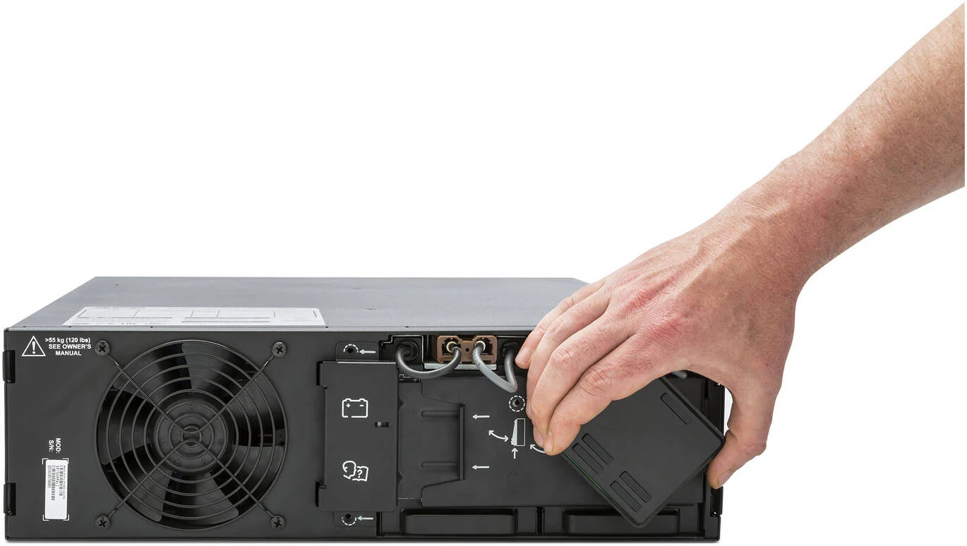 یو پی اس هوشمند APC SRT 5000VA RM، ولتاژ ورودی اصلی 230 ولت، حفاظت از توان آنلاین با تبدیل دوگانه، واحد رک 3U، میزان انرژی موج 480 ژول، مشکی | SRT5KRMXLI