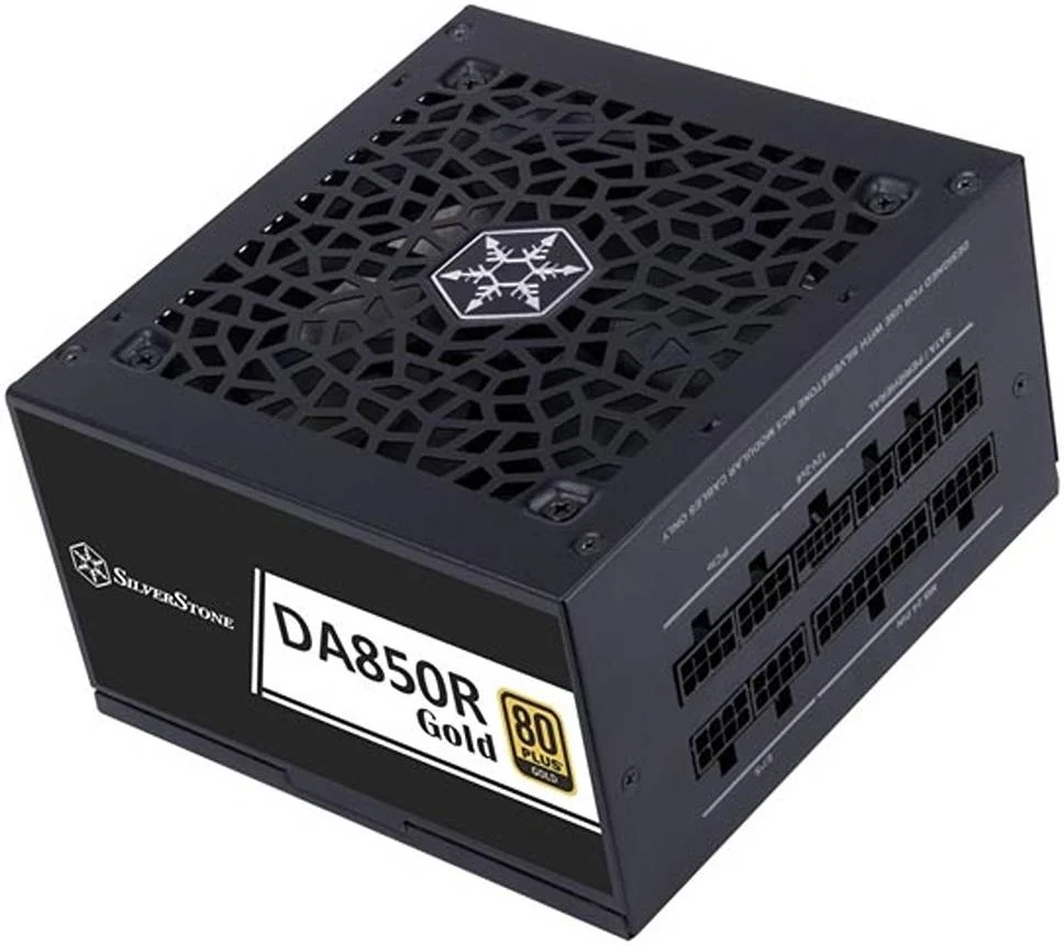 منبع تغذیه کاملا ماژولار سیلوراستون DA850R، دارای گواهینامه 80 PLUS Gold، توان 850 وات، ATX 3.0 و PCIe 5.0، PFC فعال، فن 120 میلی متری بی صدا، محافظت های پیشرفته، کانکتور 12V-2x6 PCIe، مشکی | SST-DA850R-GMA - تصویر 2